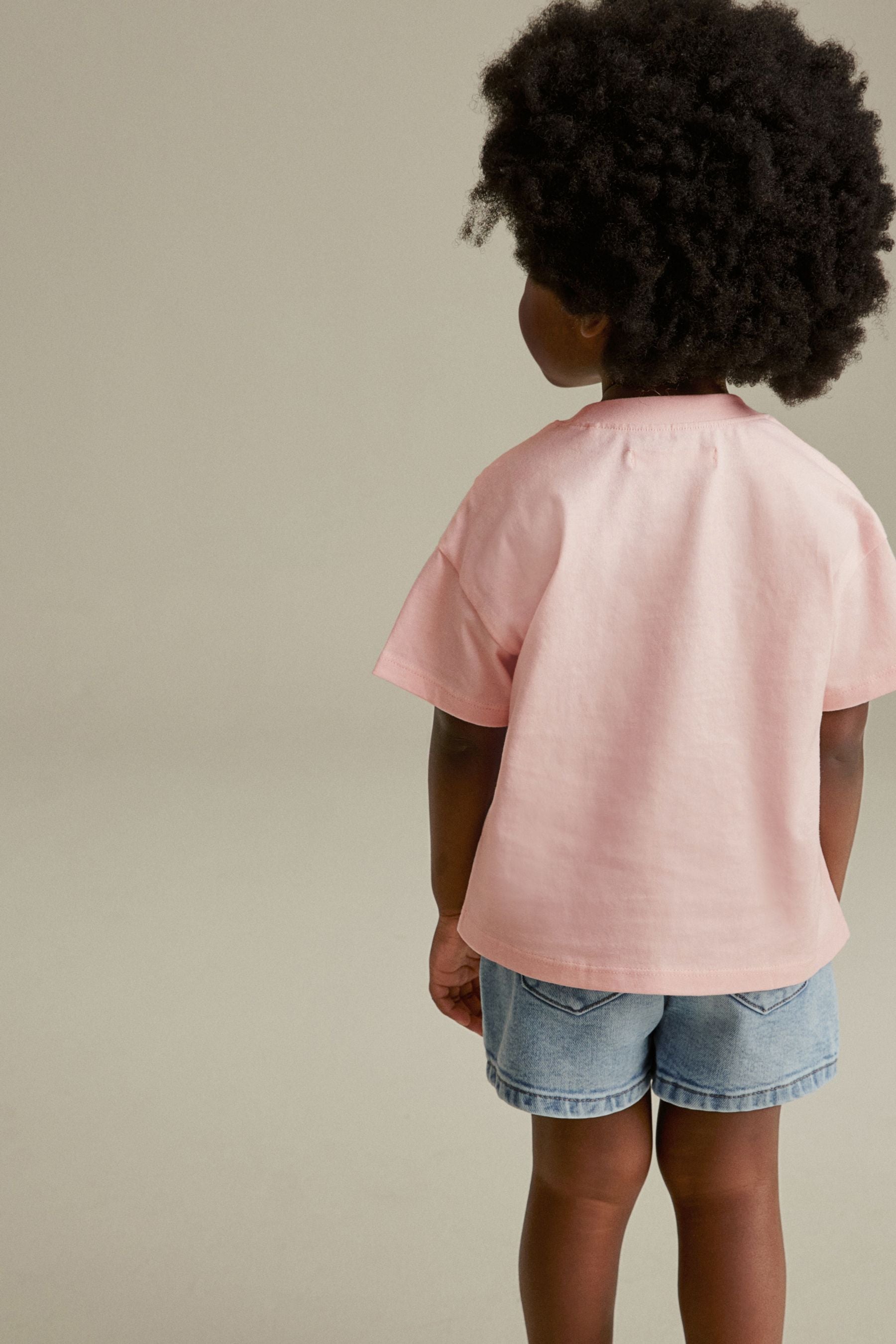 Pink Cats Short Sleeve 100% Cotton T-Shirt (6mths-7yrs)