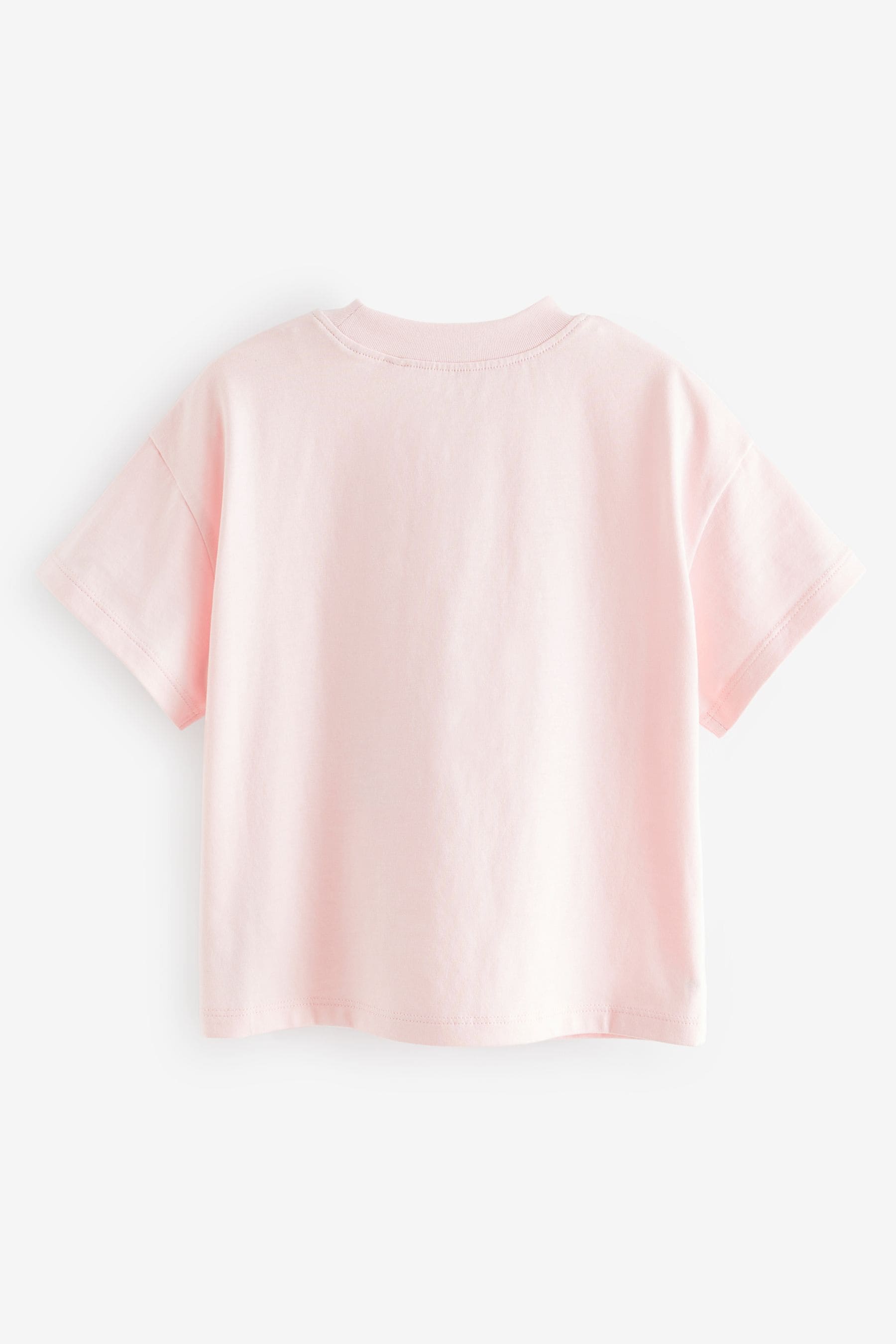 Pink Cats Short Sleeve 100% Cotton T-Shirt (6mths-7yrs)