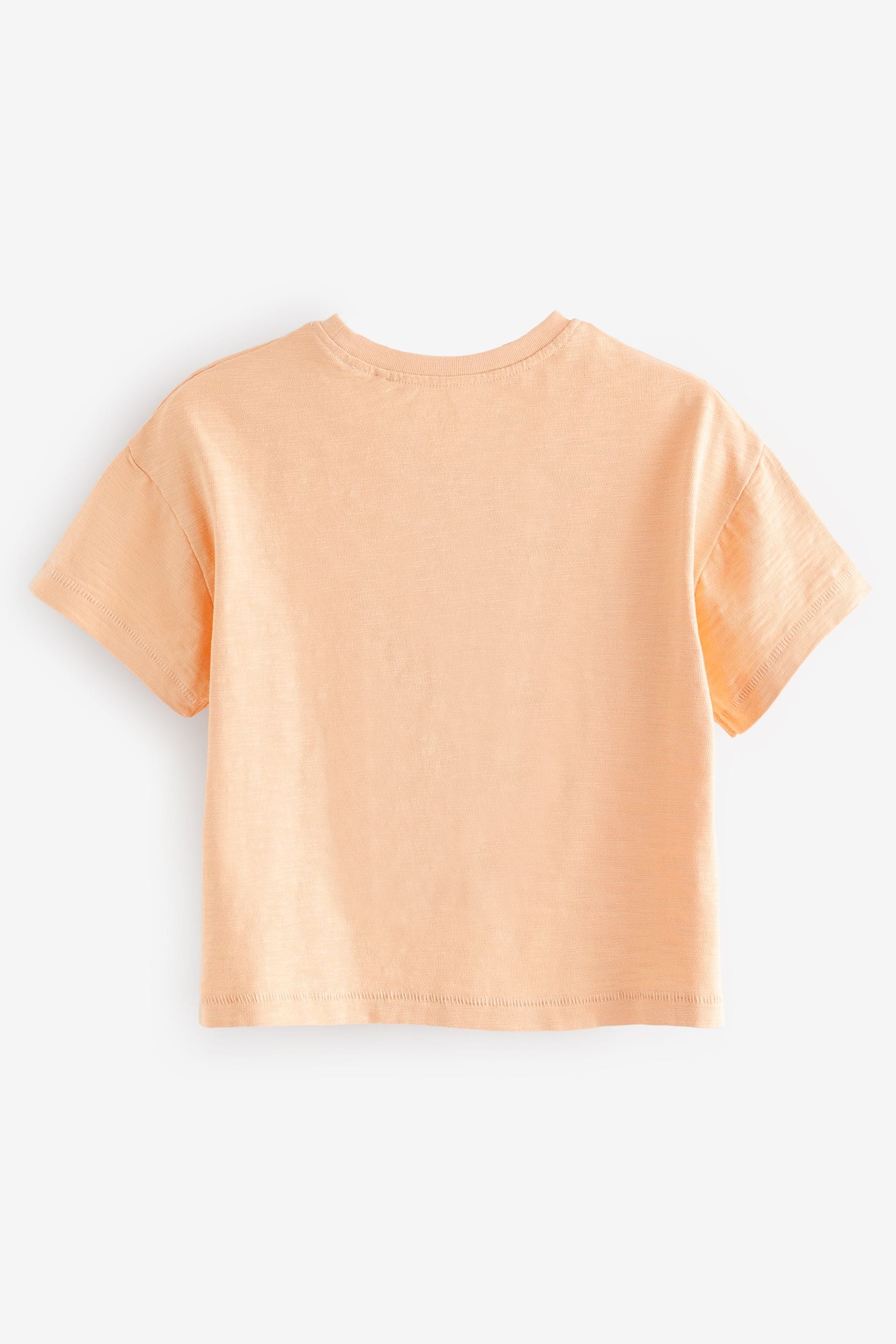 Orange Butterfly Short Sleeve T-Shirt (3mths-7yrs)