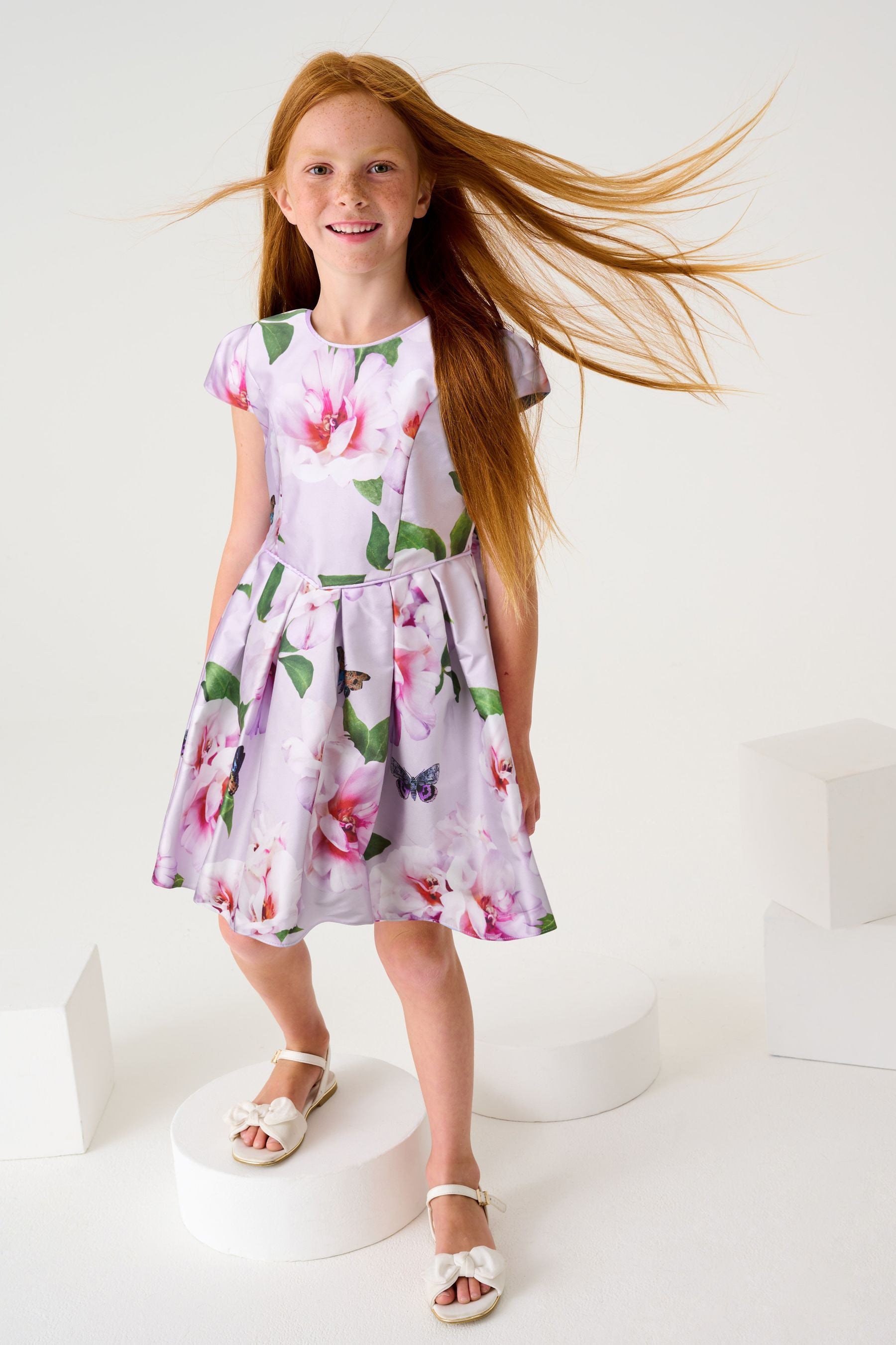 Baker by Ted Baker Floral Satin Dress