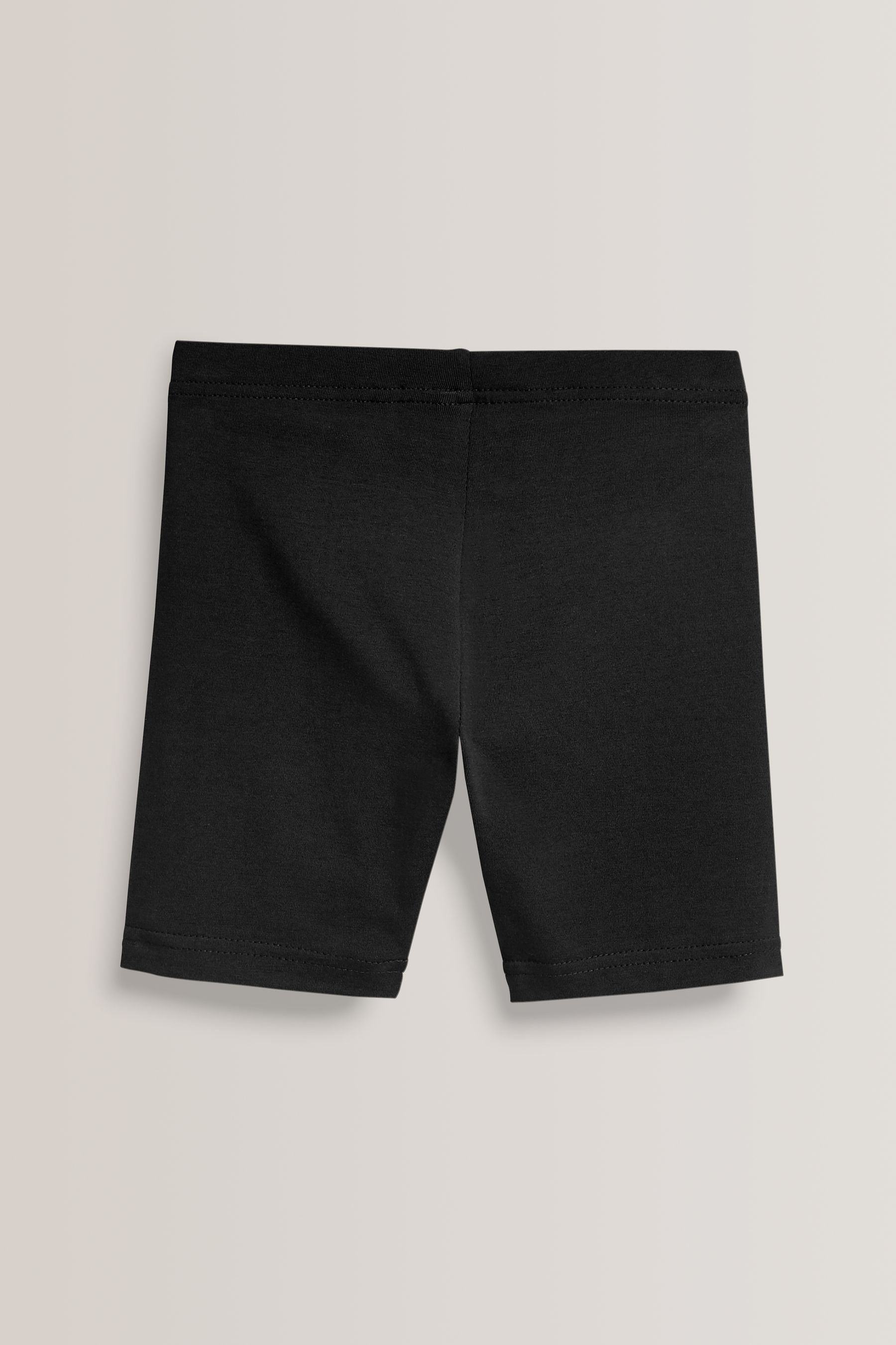 Black Regular Length 2 Pack Cotton Rich Stretch Cycle Shorts (3-16yrs)