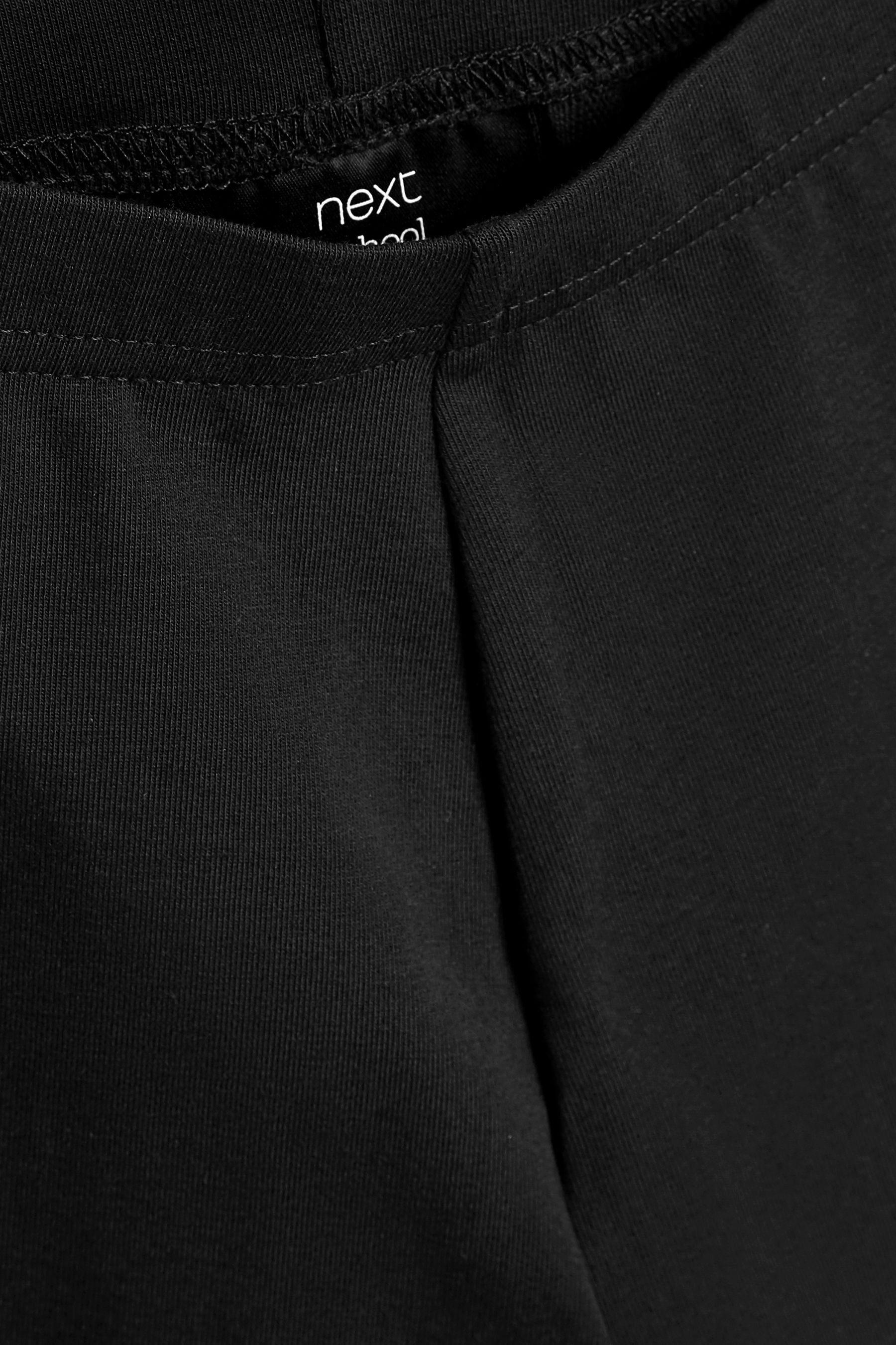 Black Regular Length 2 Pack Cotton Rich Stretch Cycle Shorts (3-16yrs)