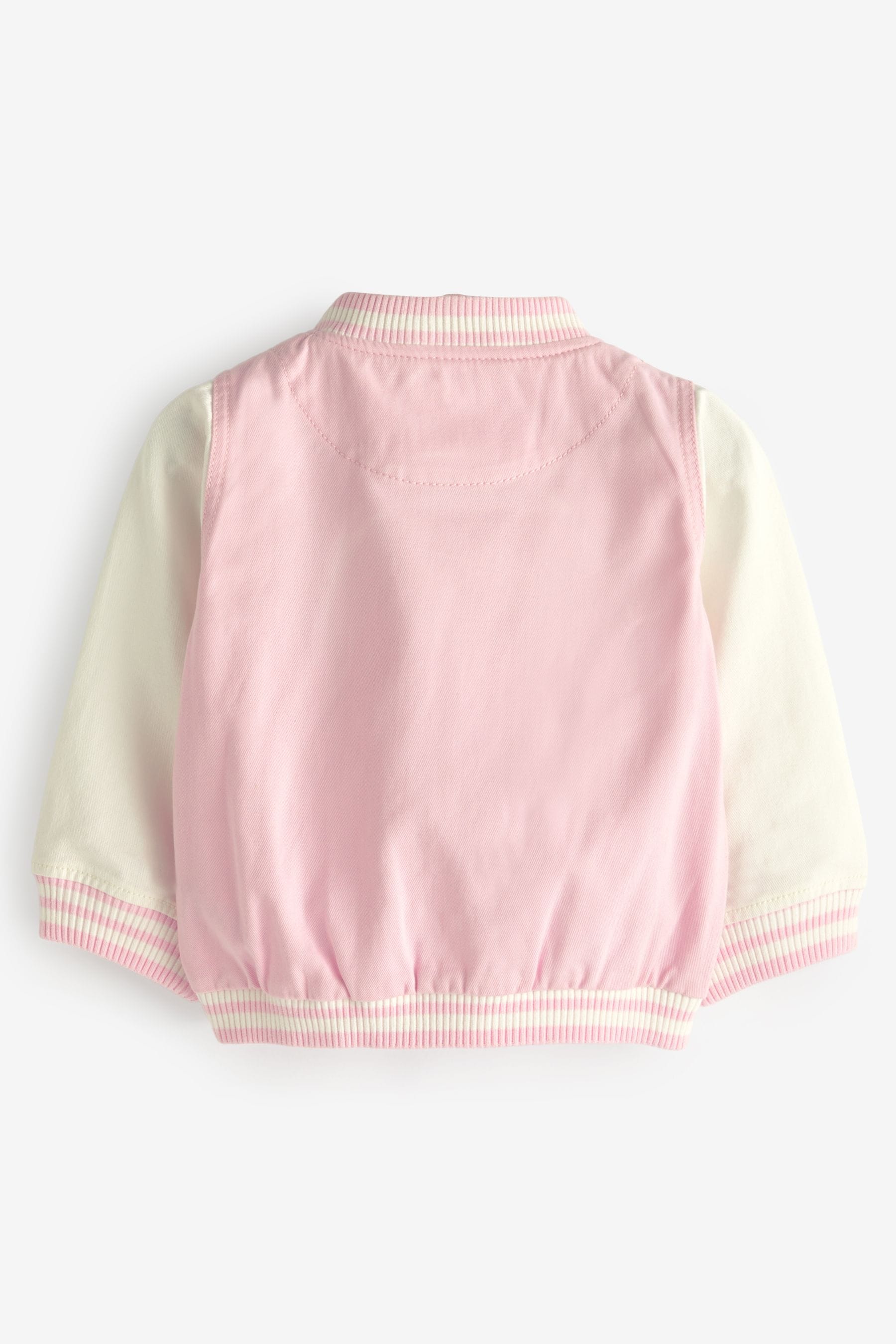 Pink Varsity Bomber Jacket (6mths-7yrs)