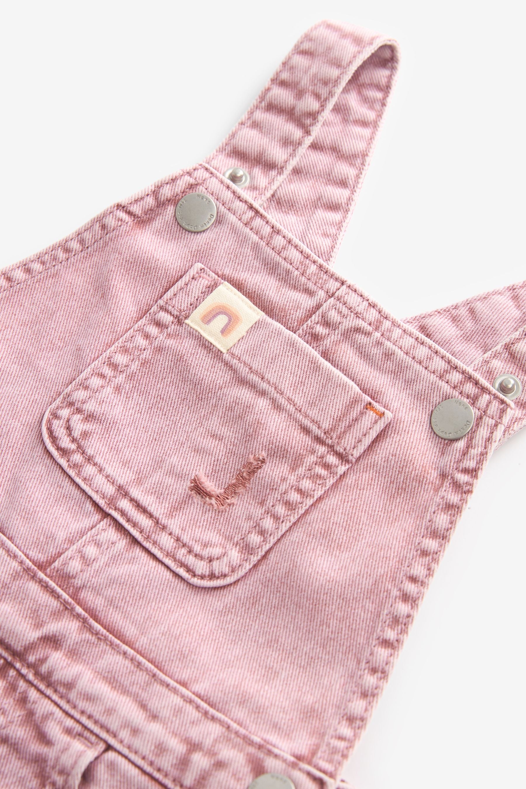 Pink Dungarees (3mths-7yrs)