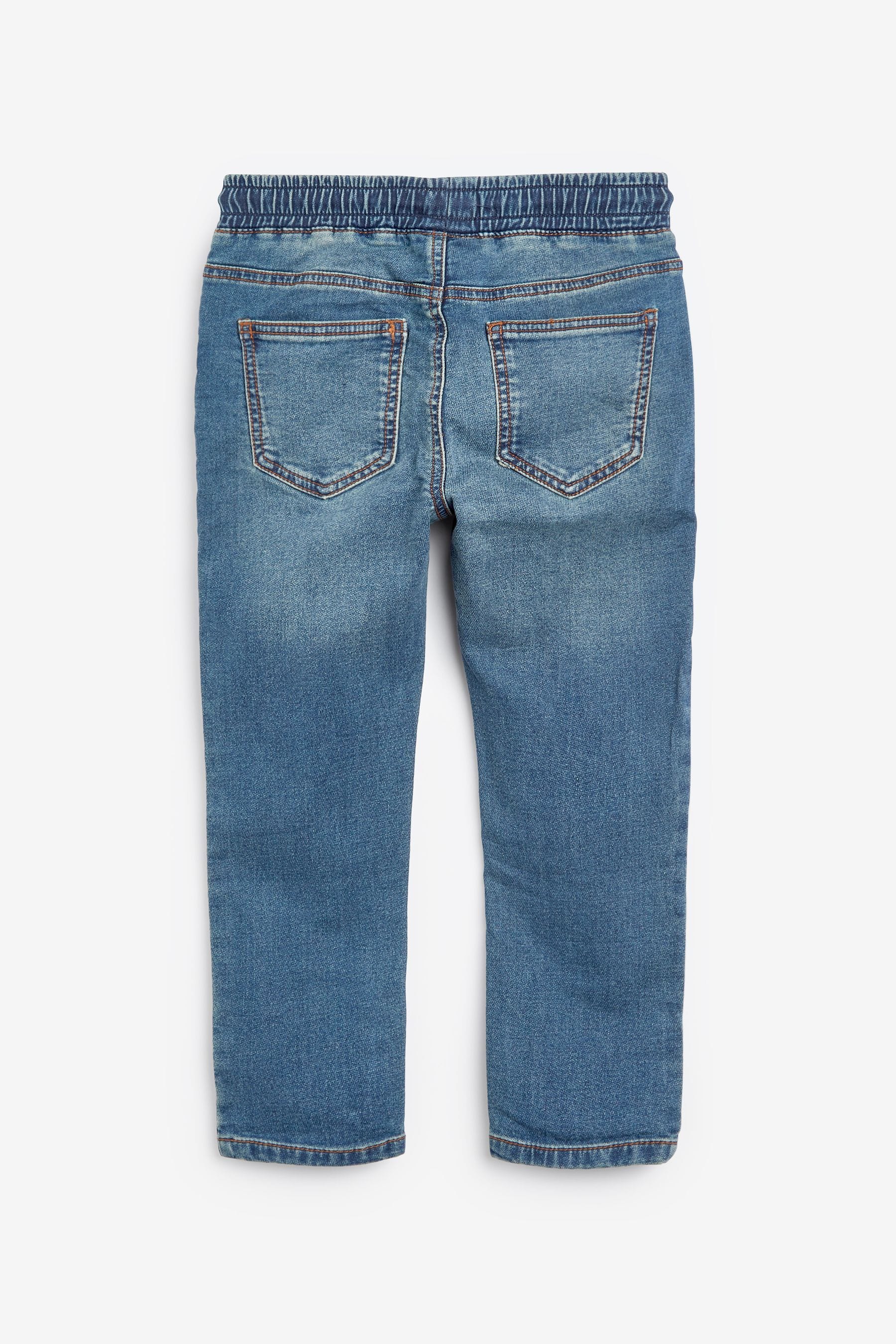 Mid Vintage Blue Skinny Fit Stretch Elasticated Waist Jeans (3-16yrs)