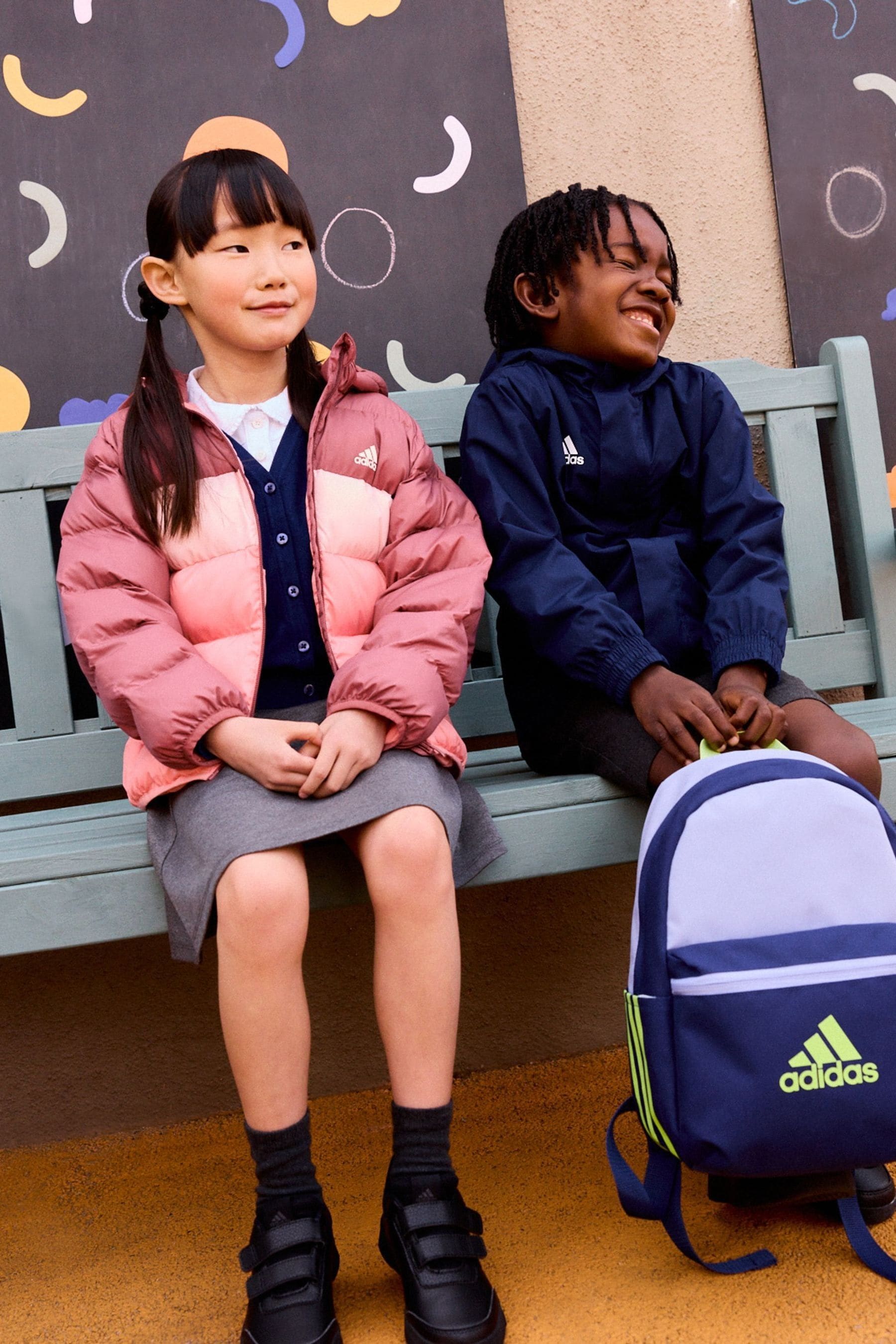 Light Blue adidas Kids Backpack