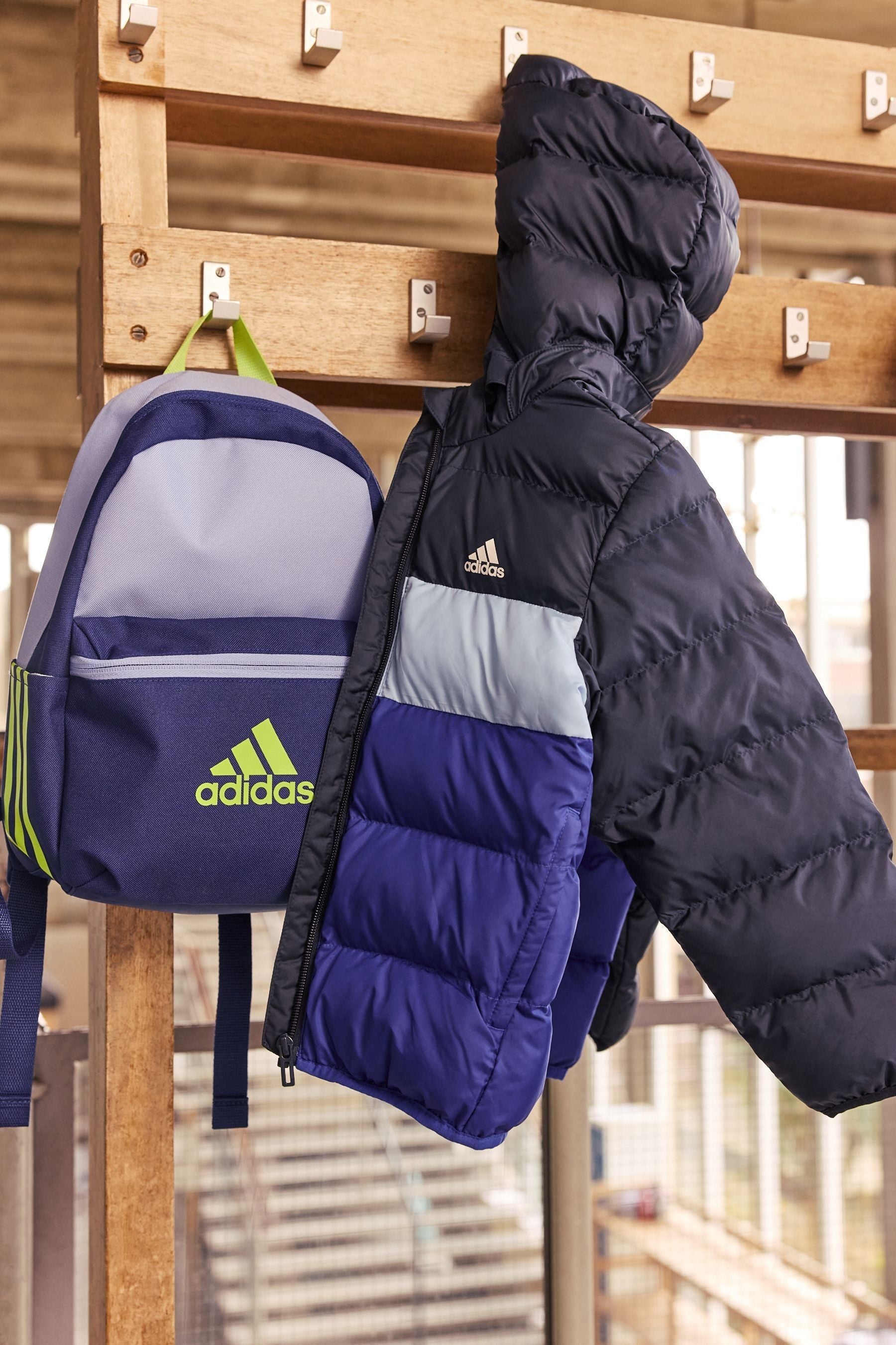 Light Blue adidas Kids Backpack