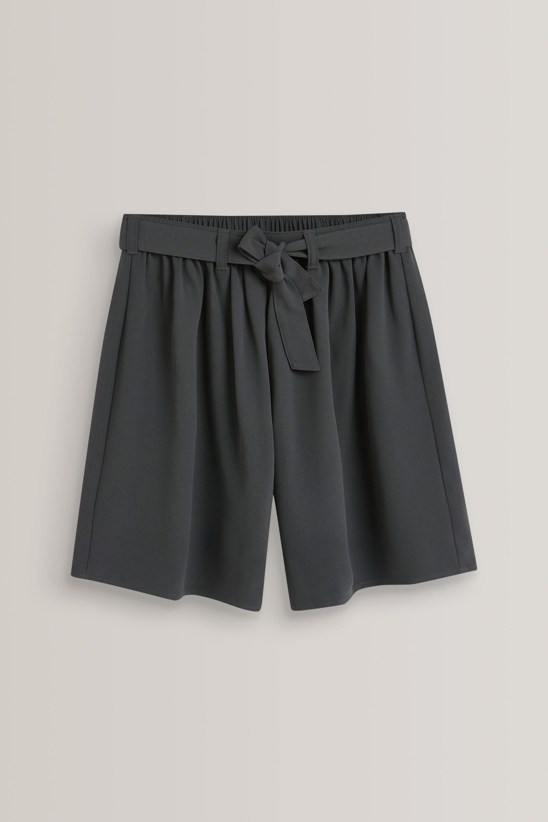 Charcoal Grey Tie Front Skort (3-16yrs)