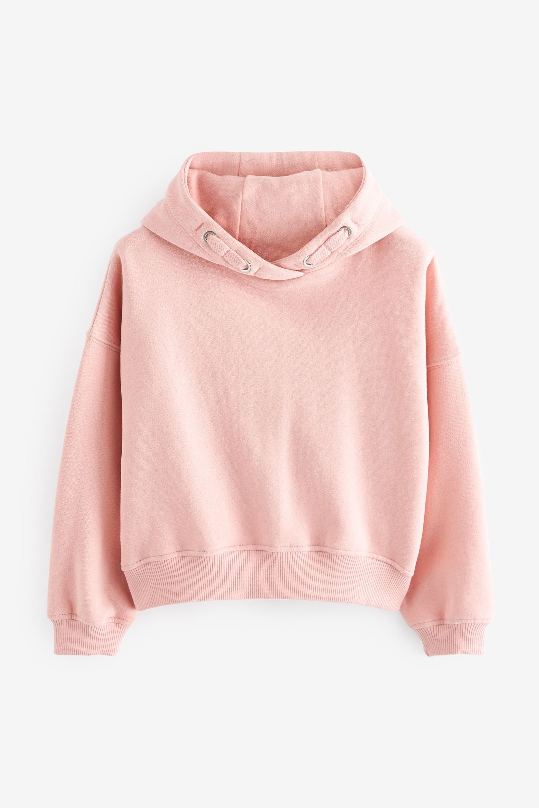 Pink Cropped Hoodie (3-16yrs)