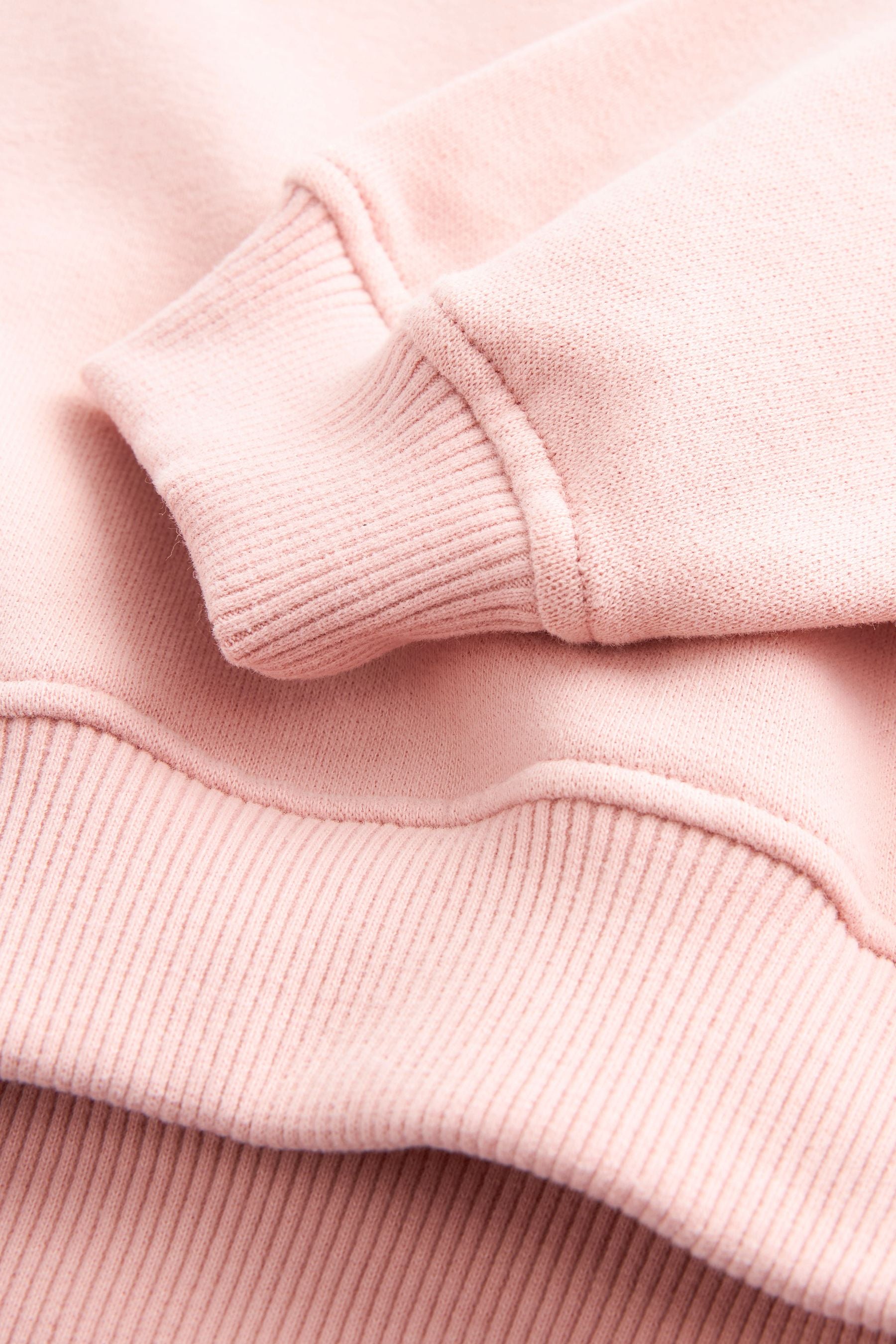 Pink Cropped Hoodie (3-16yrs)