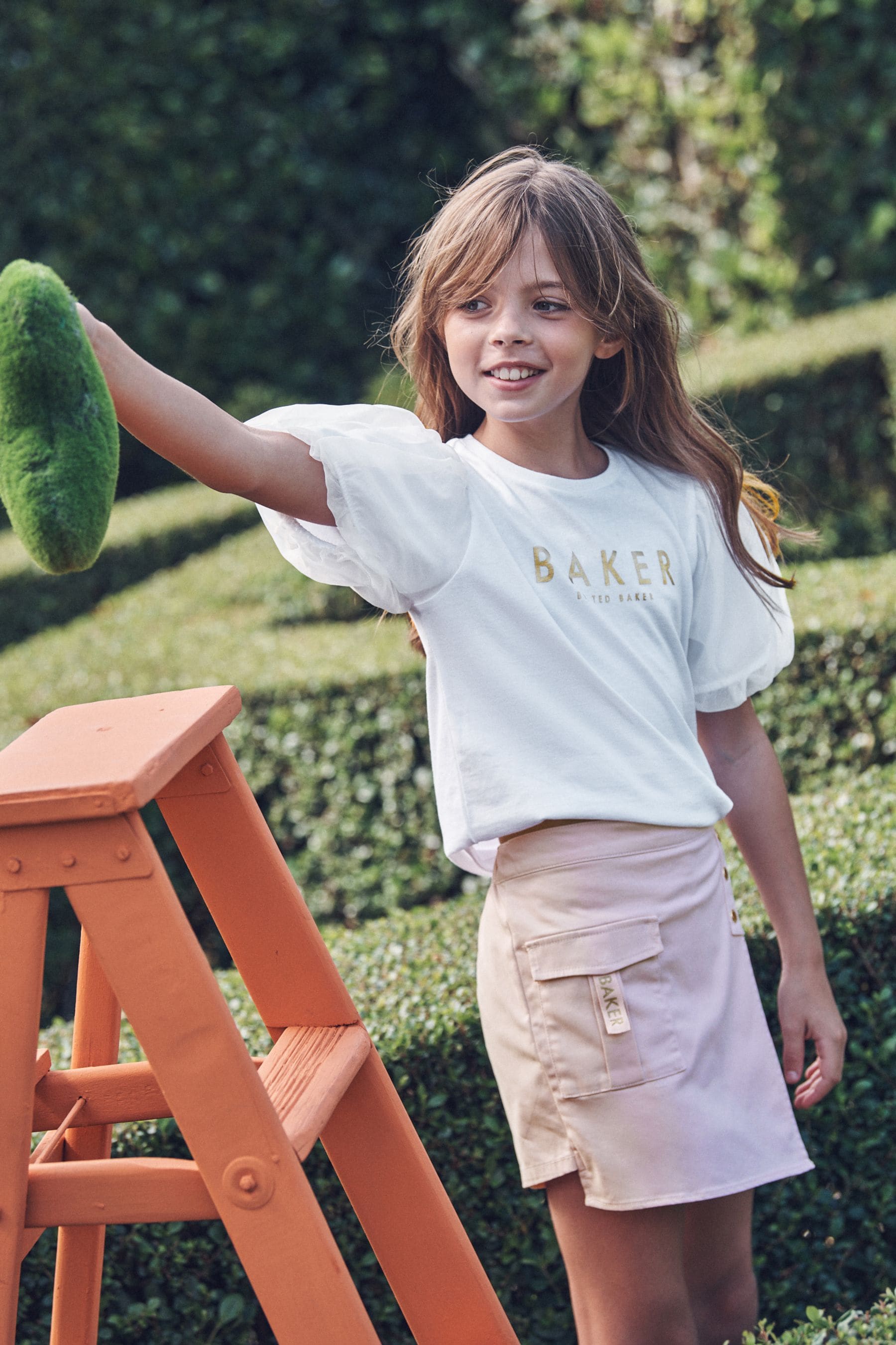 Baker by Ted Baker Organza T-Shirt And Skort Set