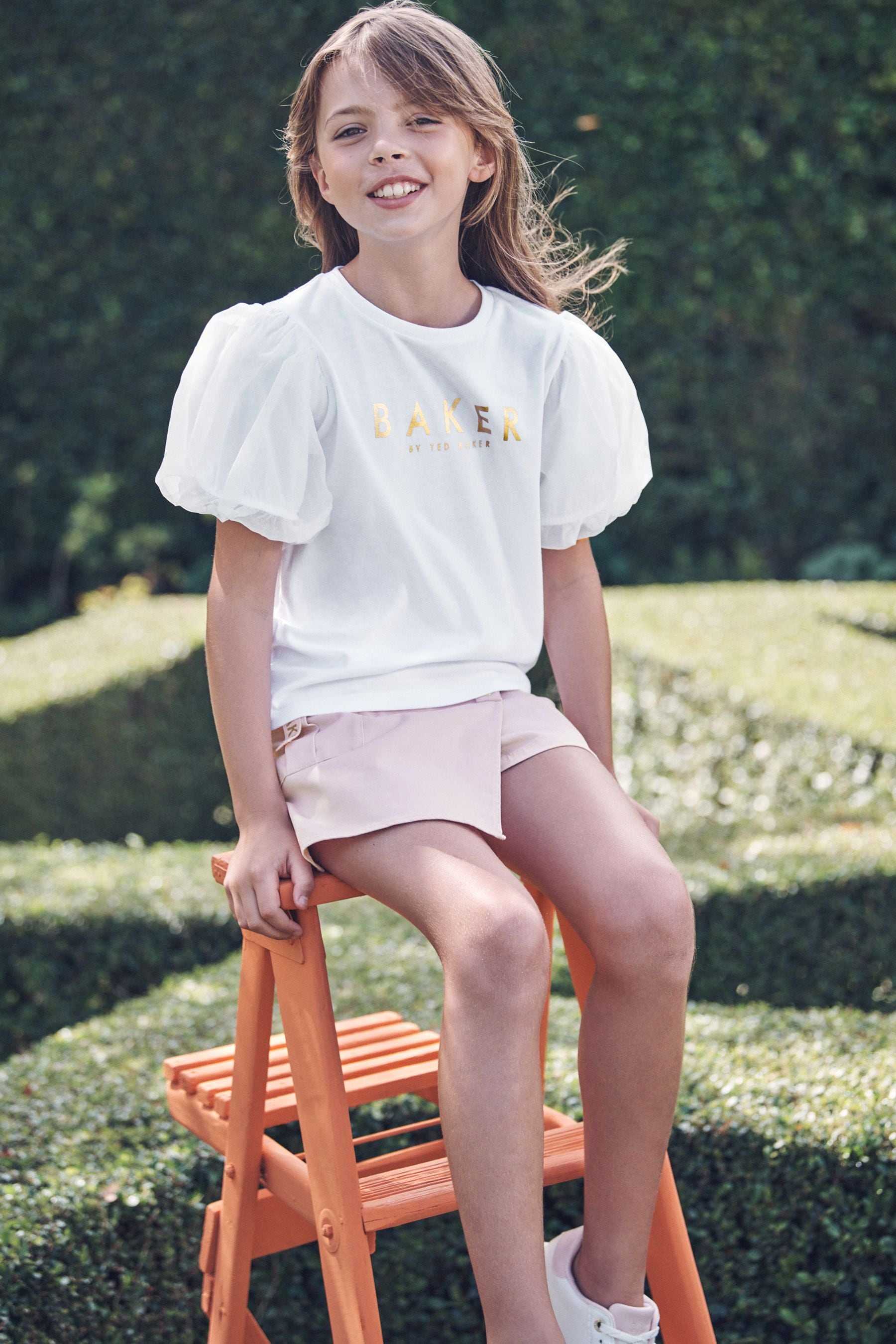 Baker by Ted Baker Organza T-Shirt And Skort Set