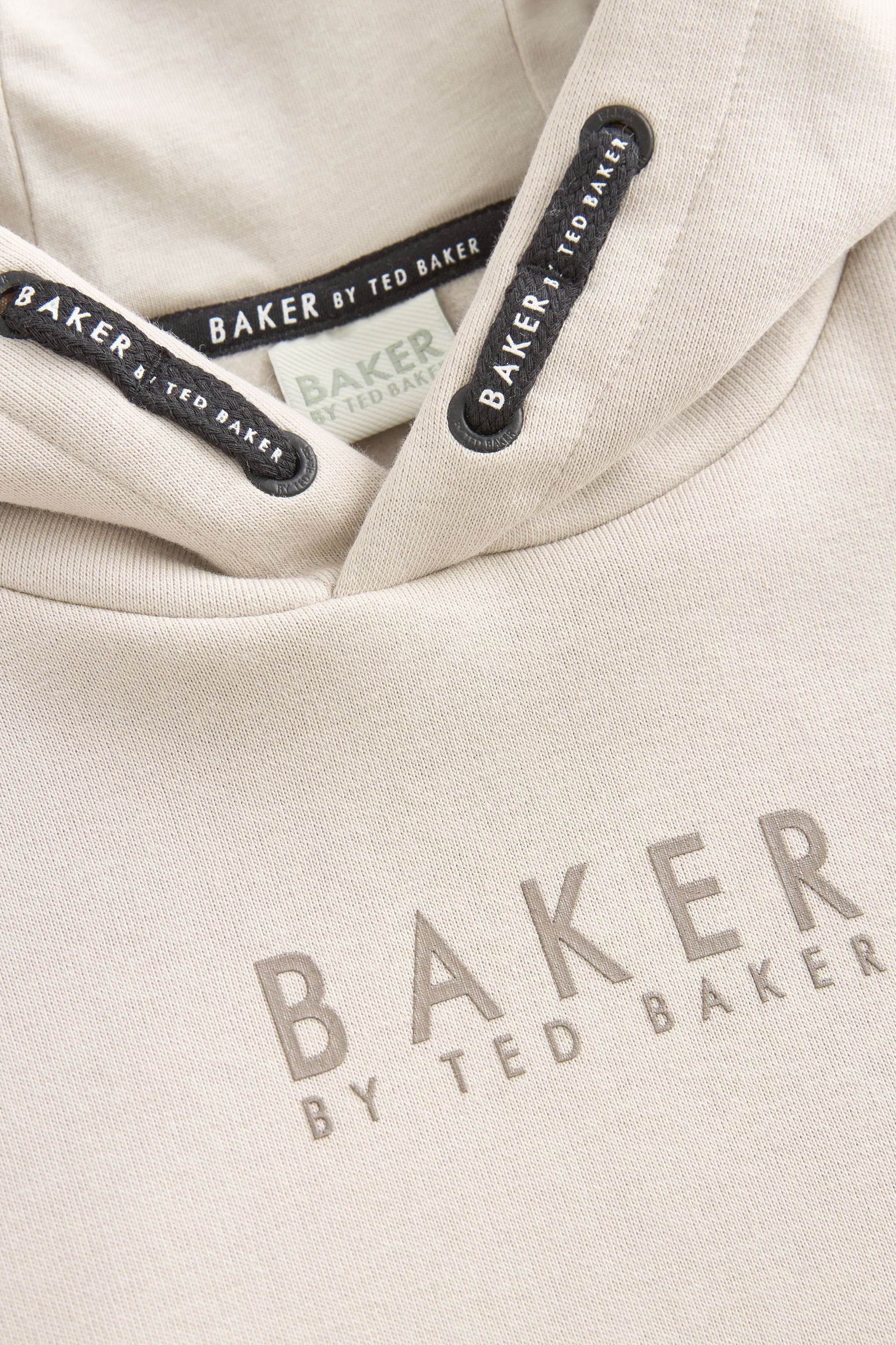 Neutral Baker by Ted Baker Varsity Hoodie