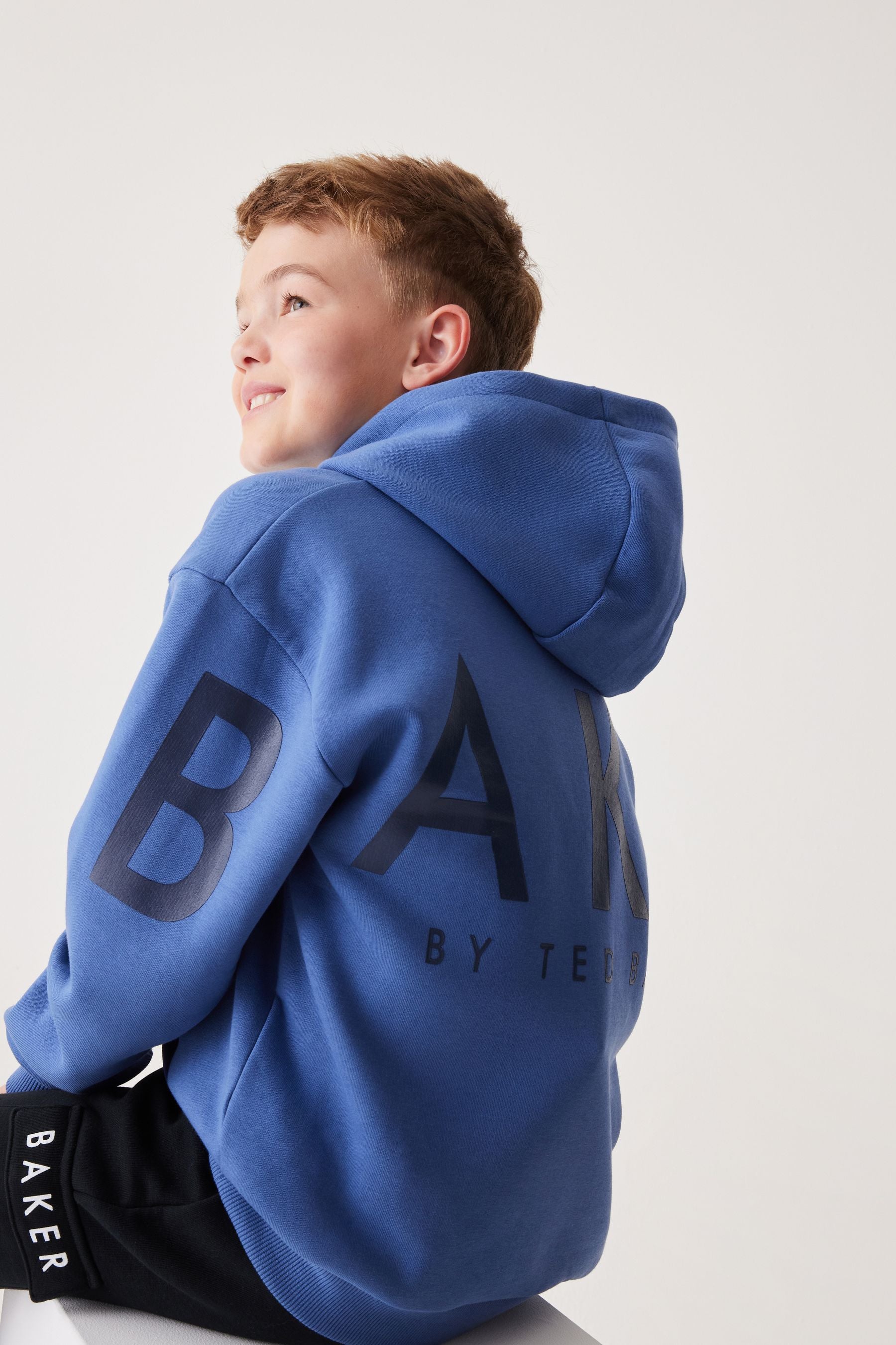 Blue Baker by Ted Baker Varsity Hoodie