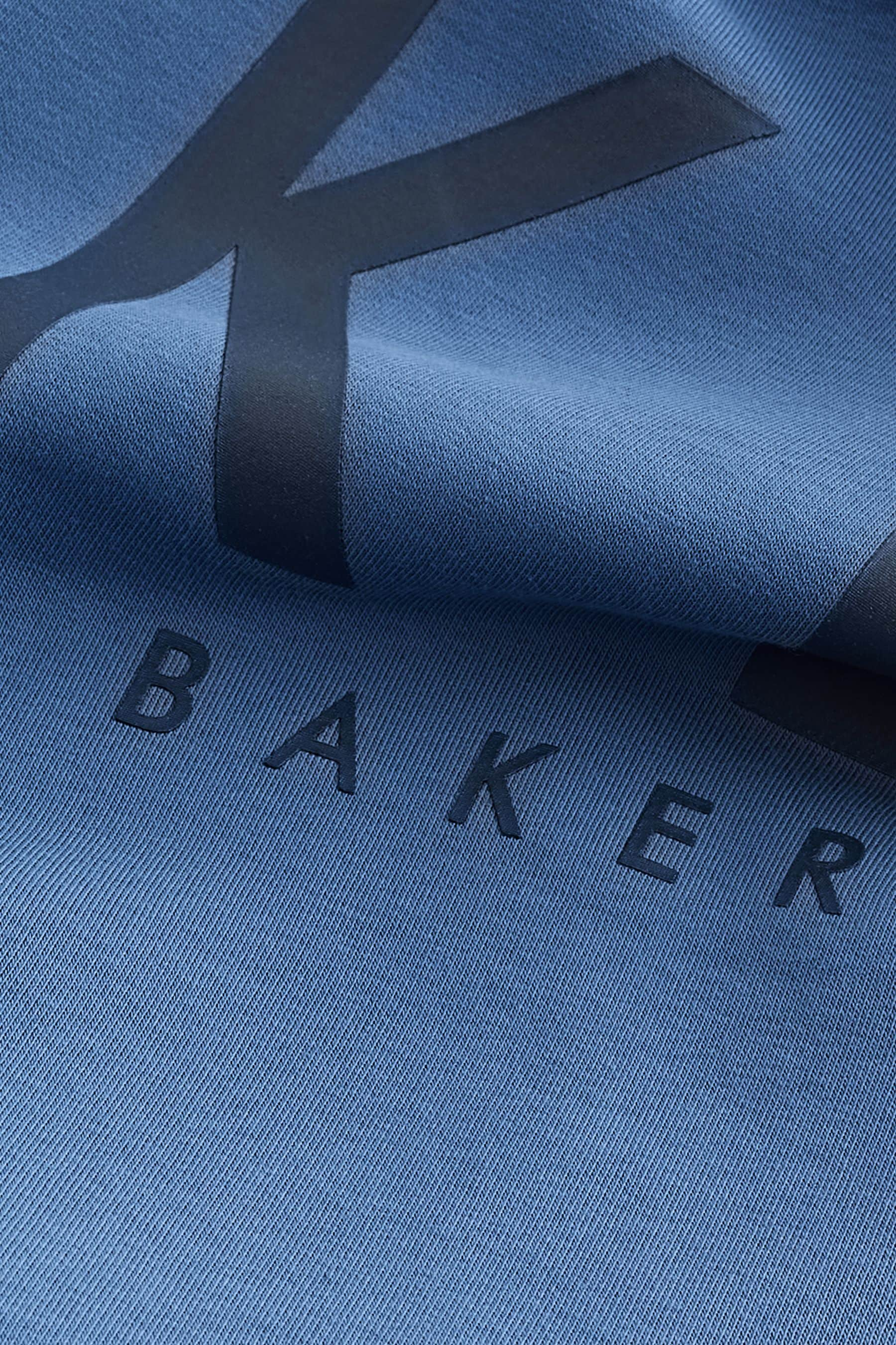 Blue Baker by Ted Baker Varsity Hoodie