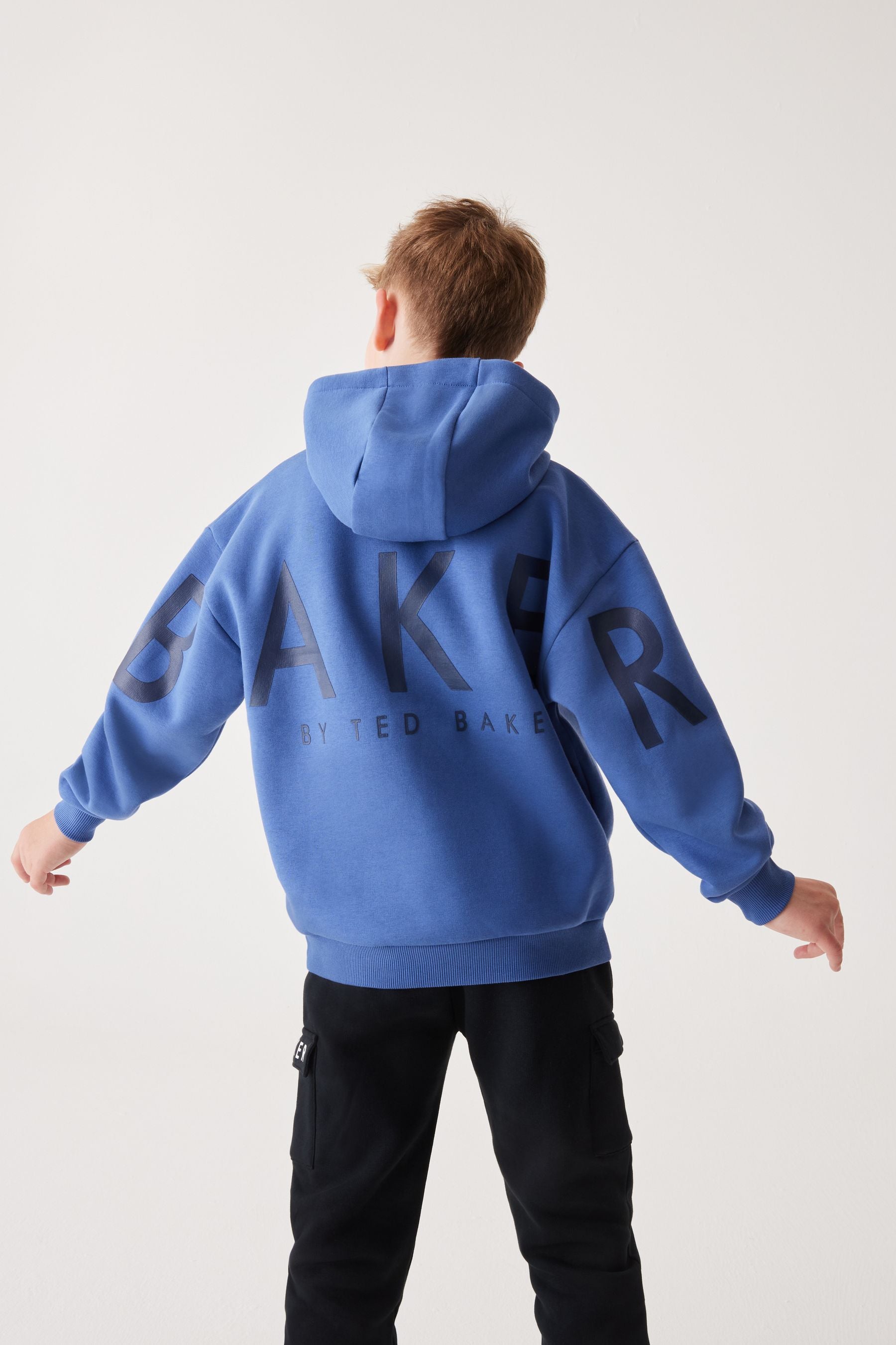 Blue Baker by Ted Baker Varsity Hoodie