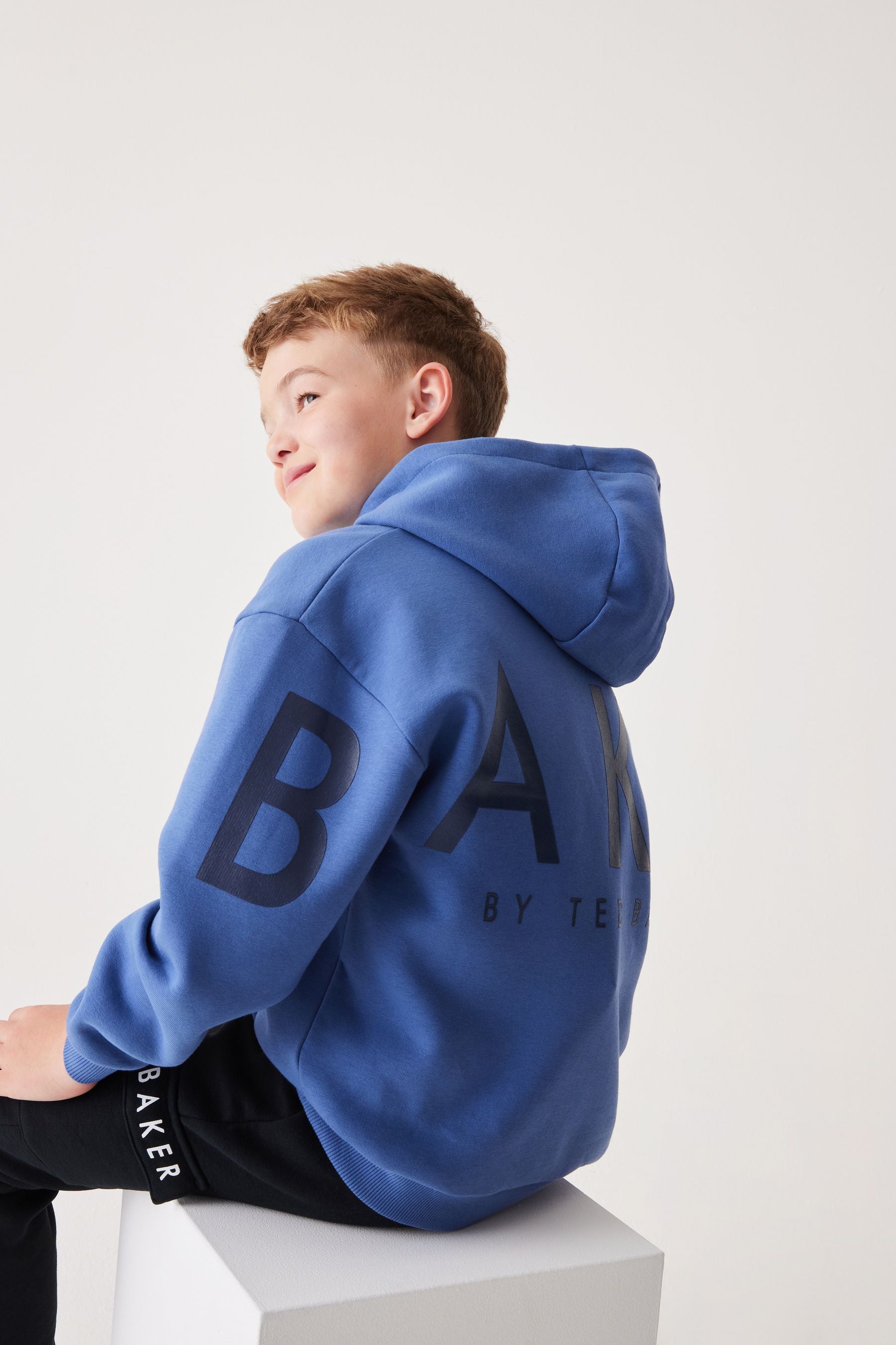 Blue Baker by Ted Baker Varsity Hoodie