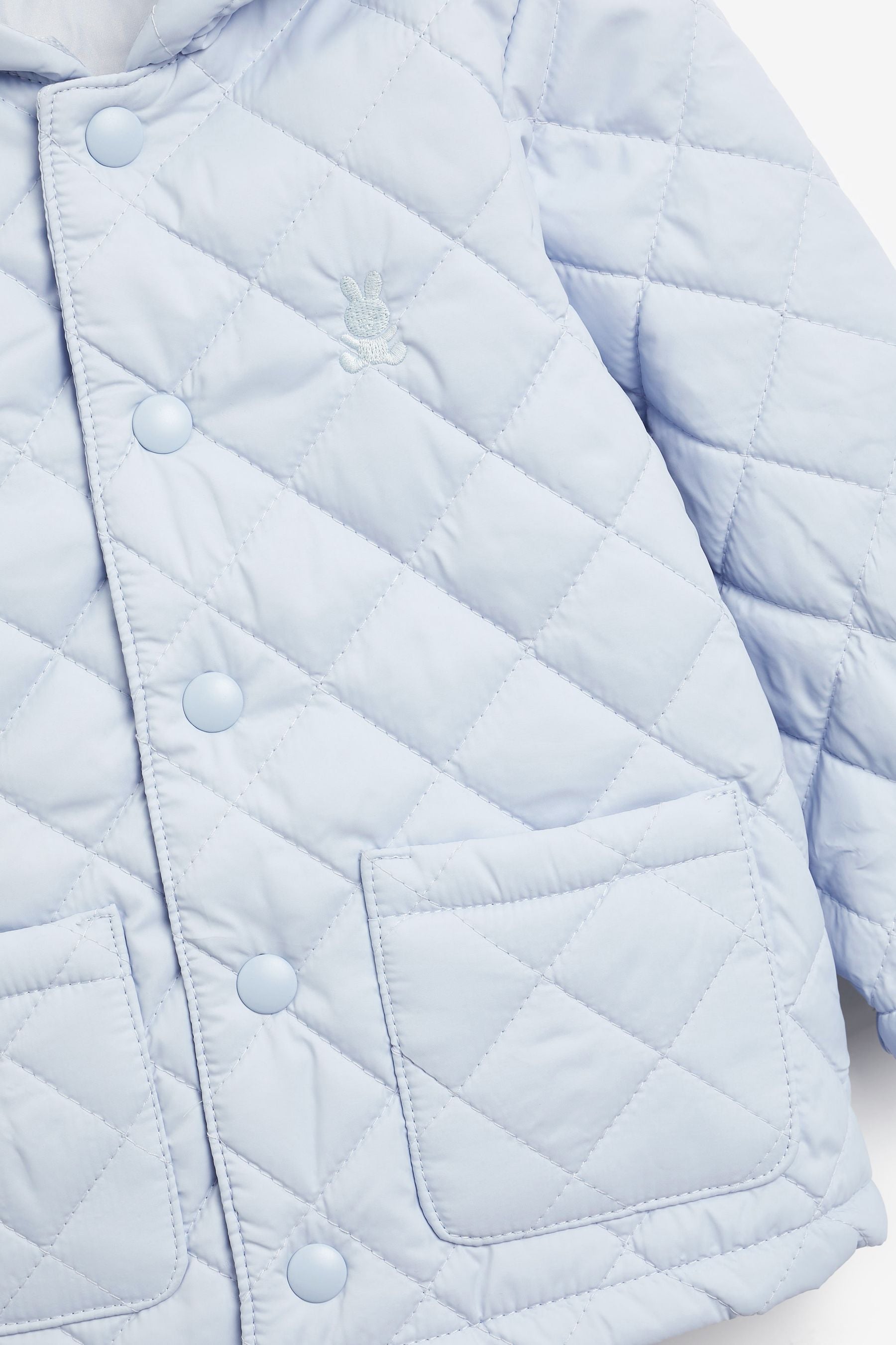 Benetton Boys Quilted Hooded Coat