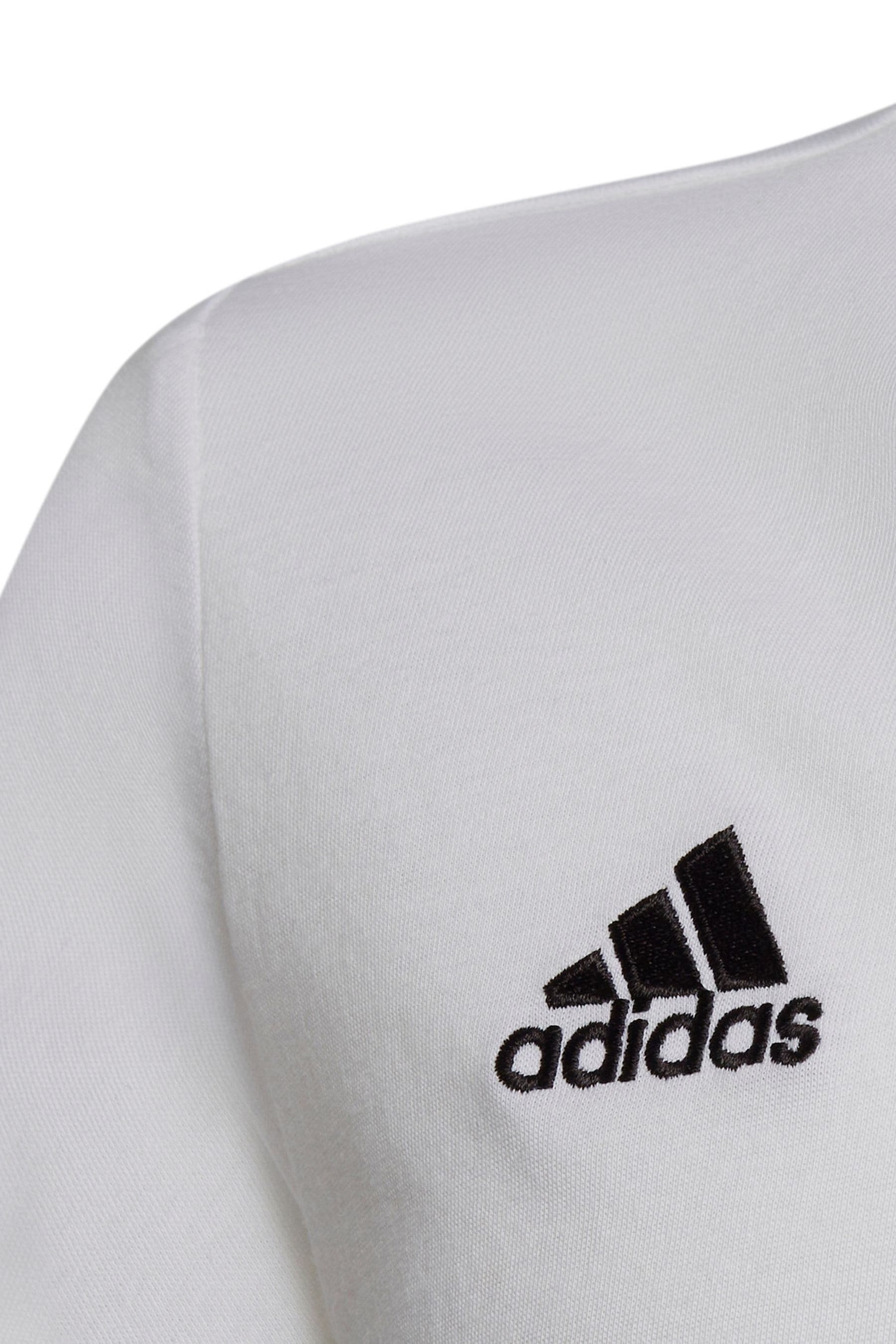 adidas White 100% Cotton Entrada 22 T-Shirt