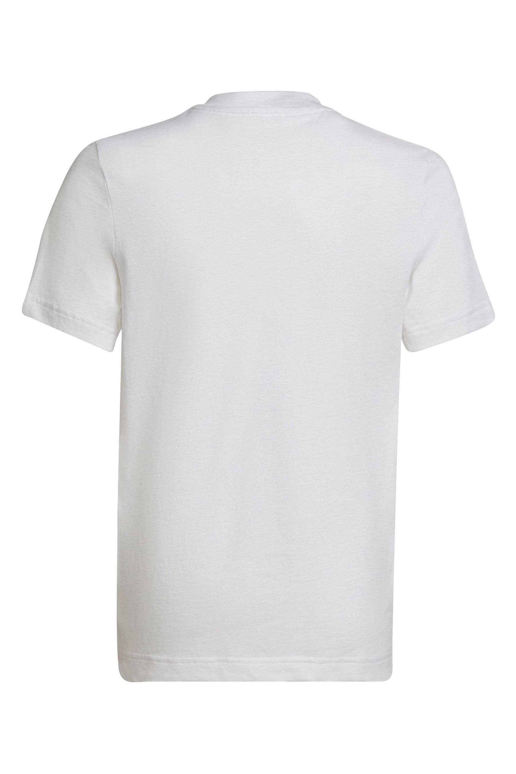 adidas White 100% Cotton Entrada 22 T-Shirt