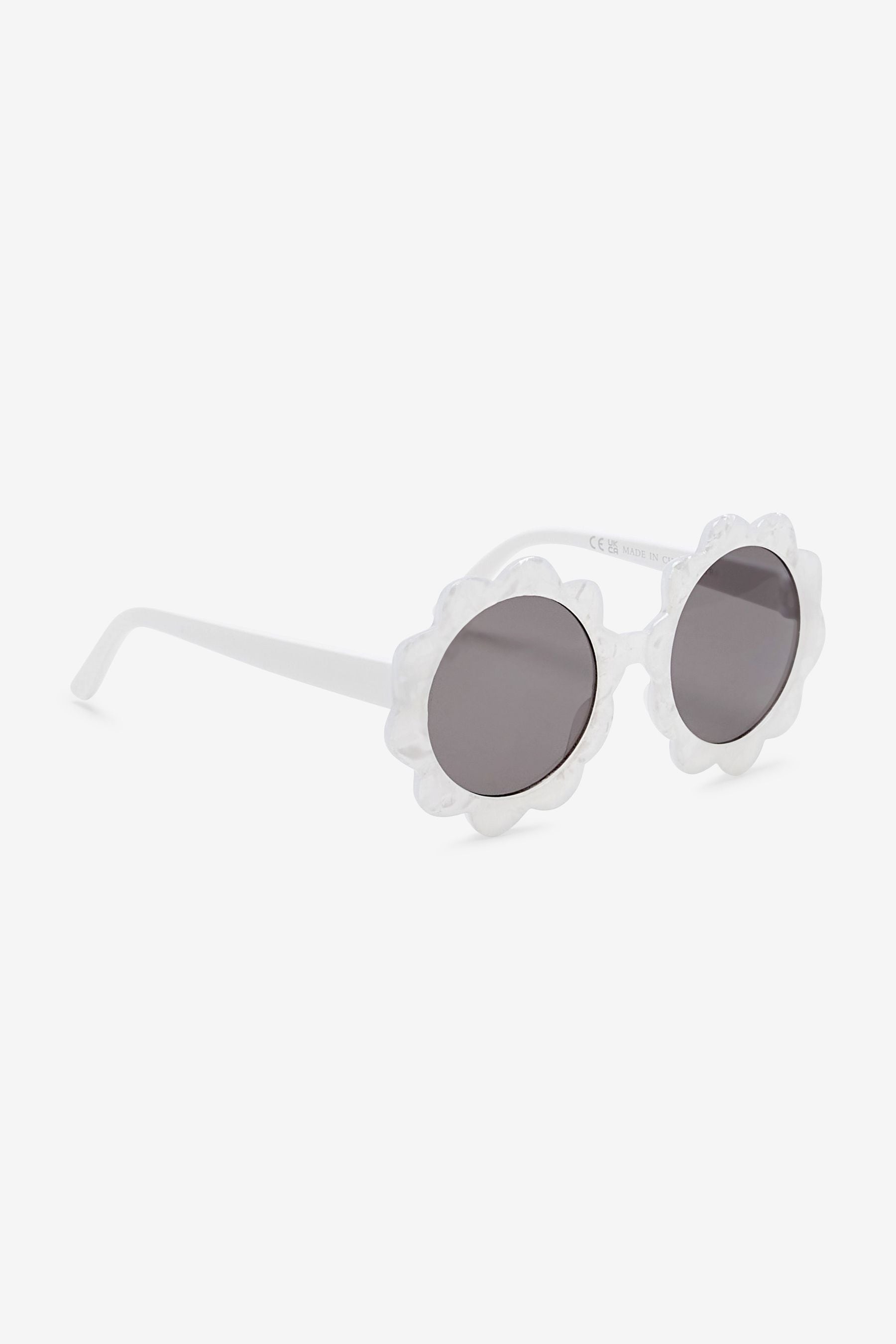 Pearl White Flower Sunglasses