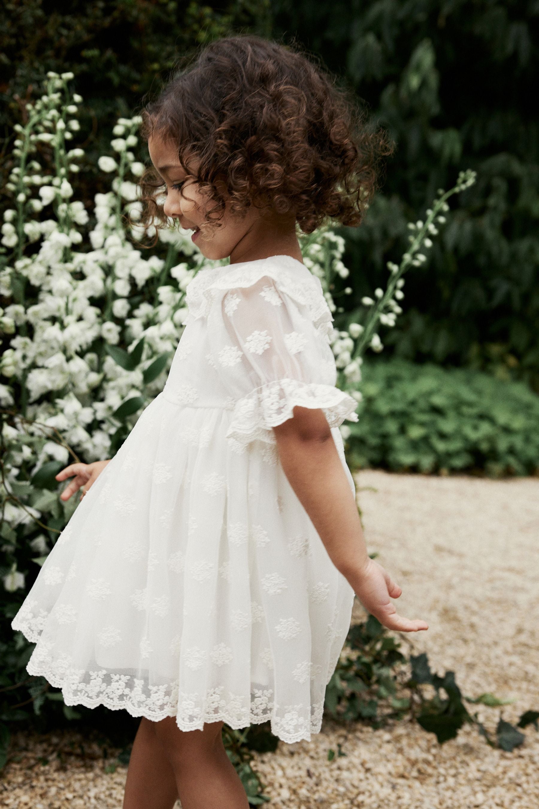 Ivory Lace Occasion Dress (3mths-8yrs)