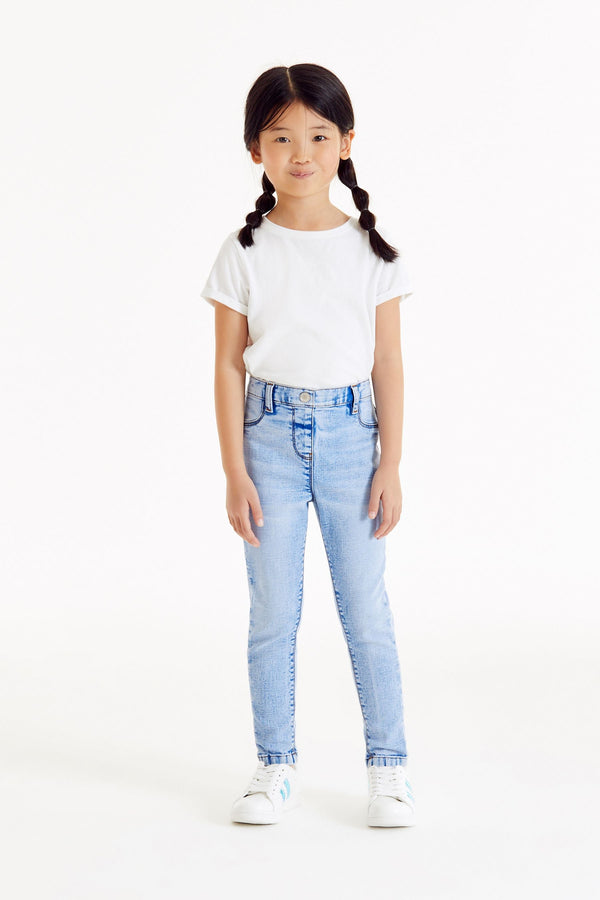 Bright Blue Denim Jeggings (3-16yrs)