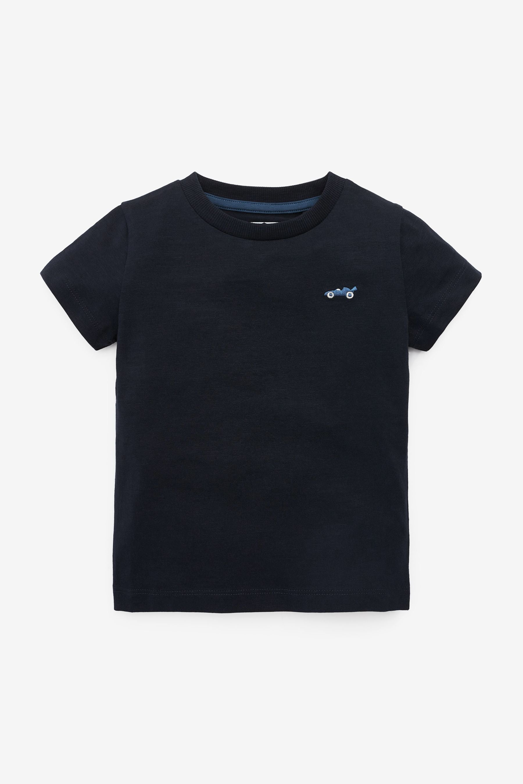 Blue 100% Cotton Short Sleeve T-Shirts 5 Pack (3mths-7yrs)