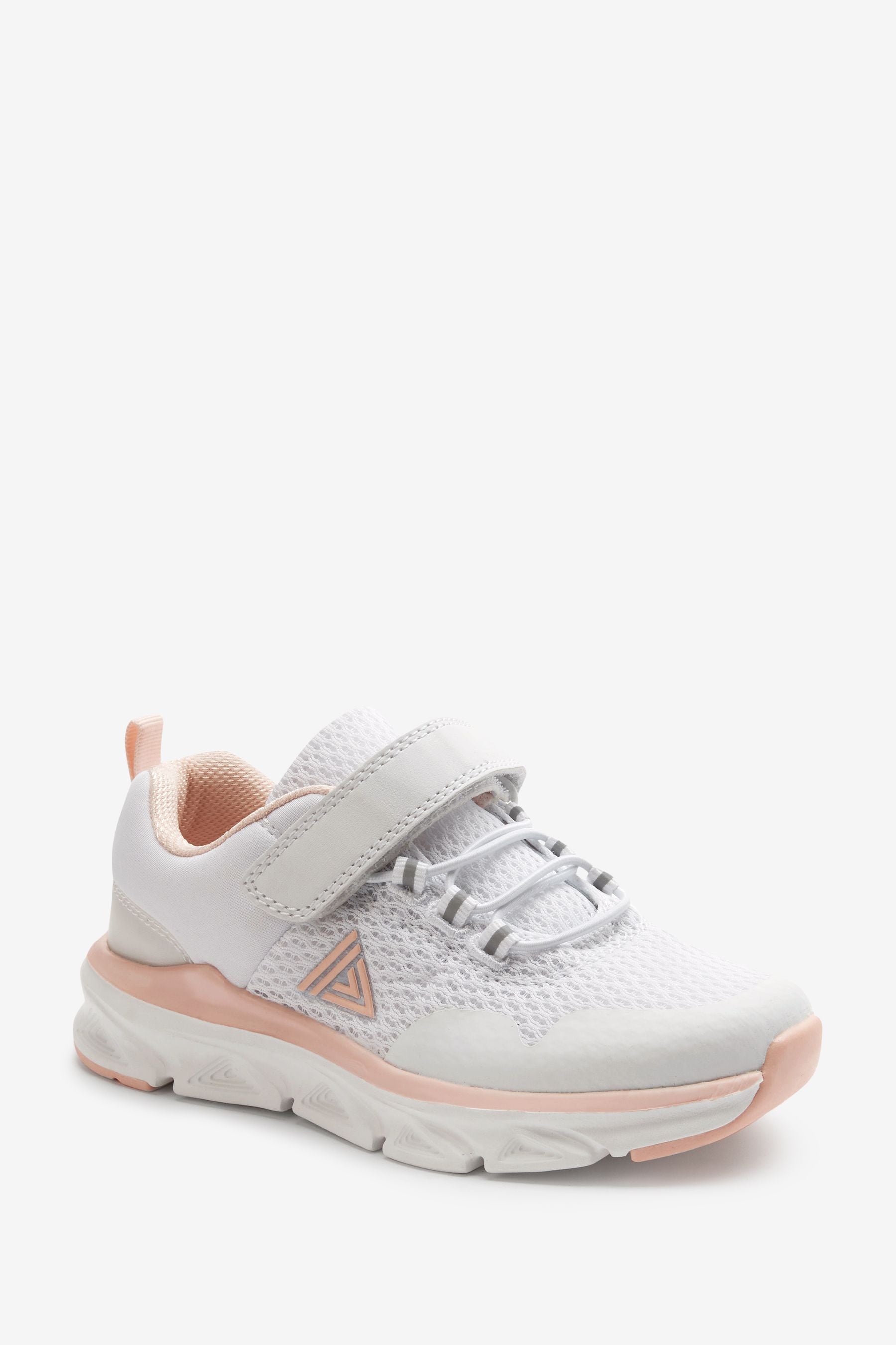 White/Pink Runner Trainers