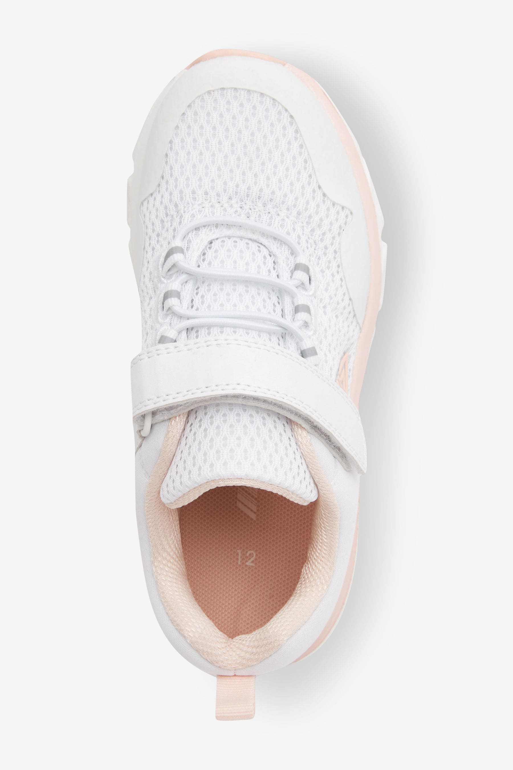 White/Pink Runner Trainers