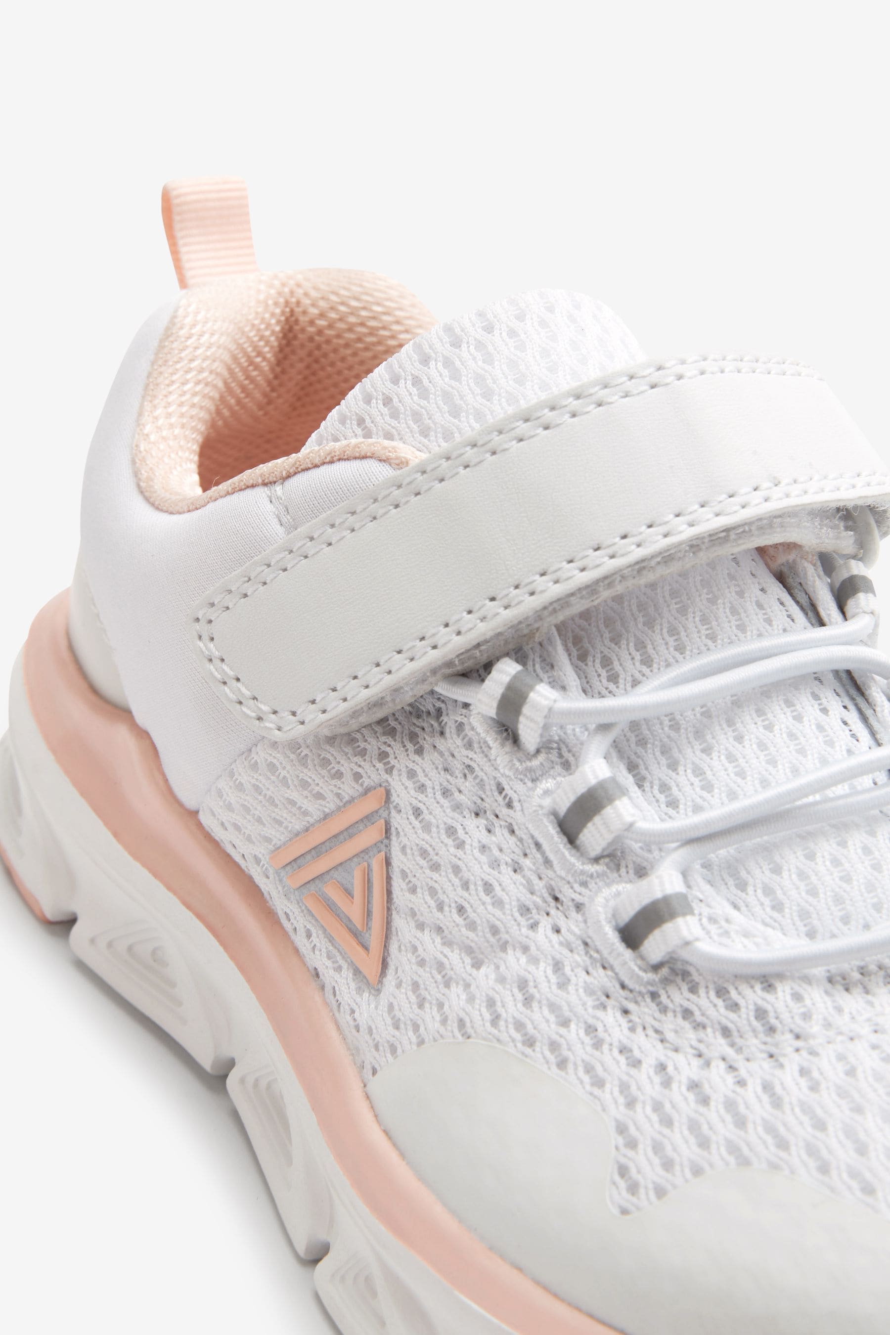 White/Pink Runner Trainers