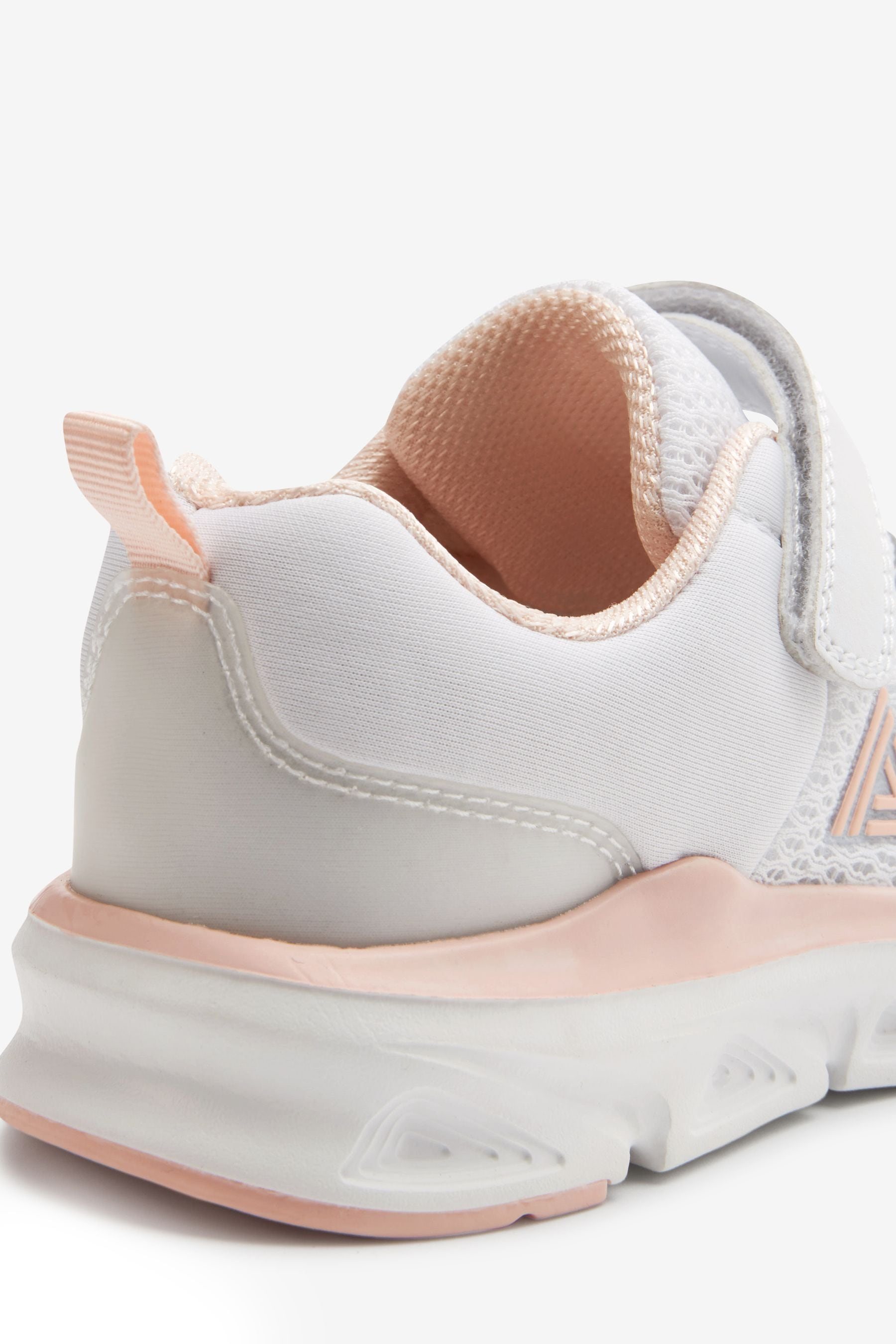 White/Pink Runner Trainers