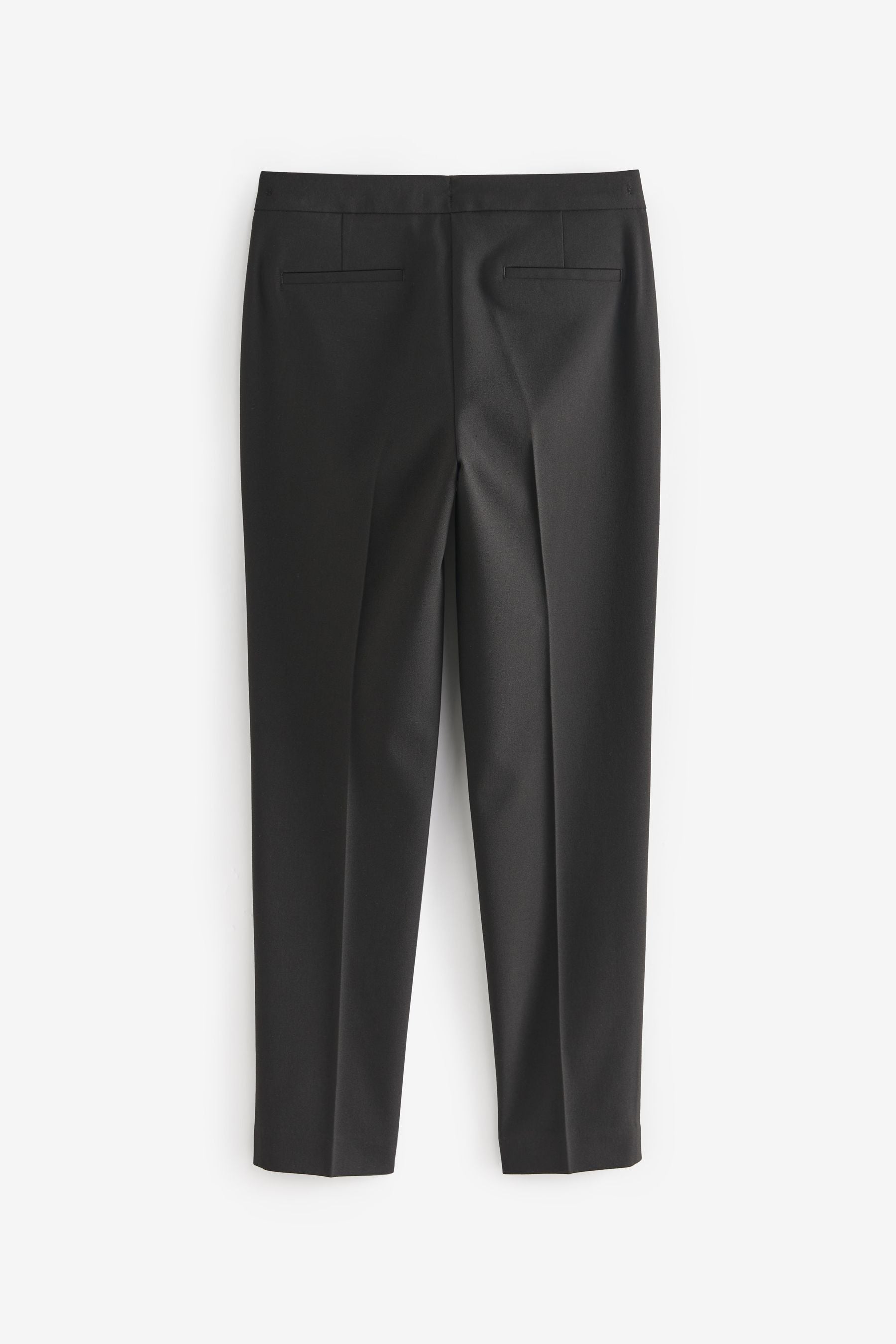 Longer Length Black Longer Length Senior Tapered Gold Snap School Trousers (9-18yrs)