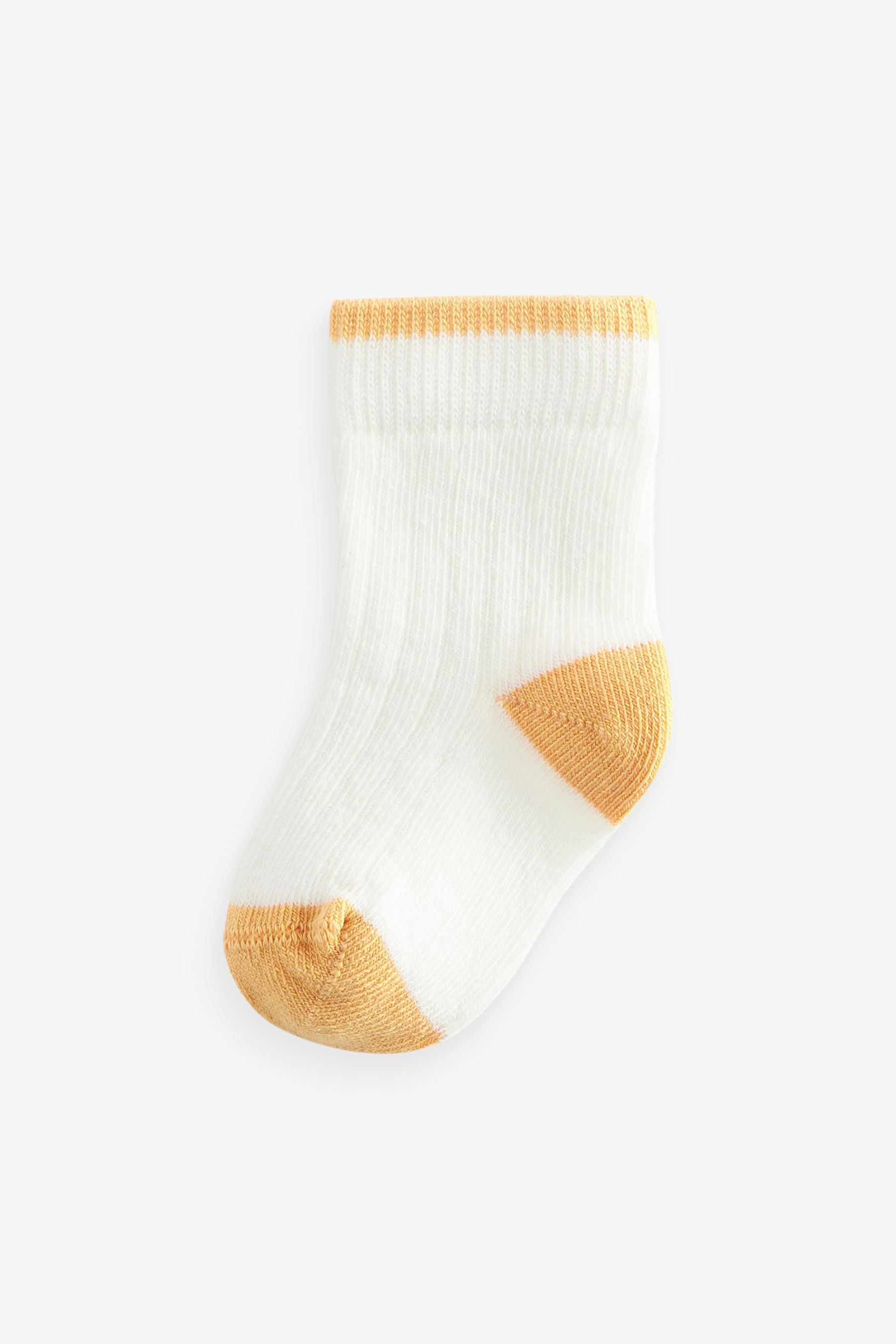 White Baby Socks 5 Pack (0mths-2yrs)