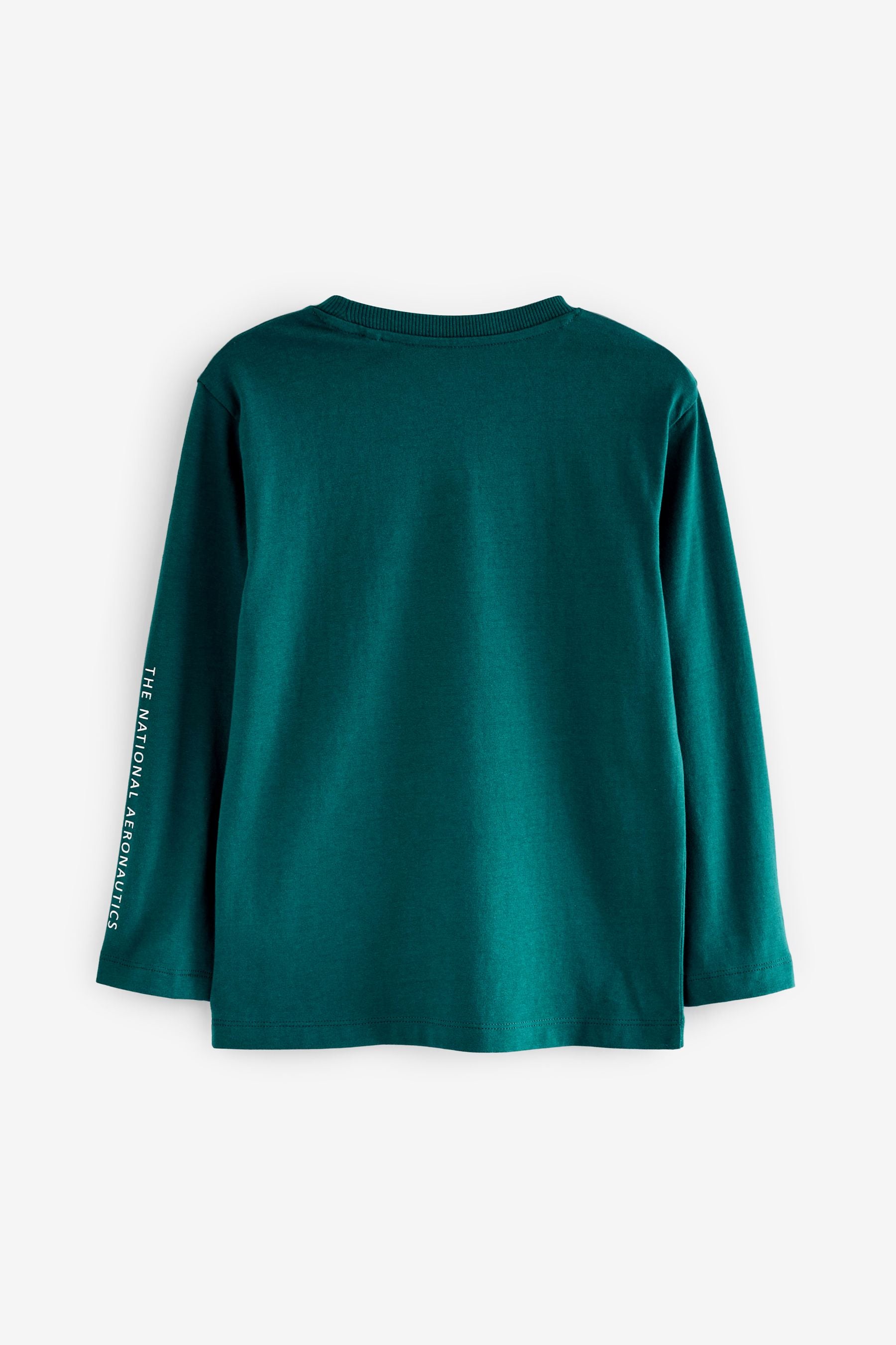 Green Nasa Long Sleeve T-Shirt (3-16yrs)