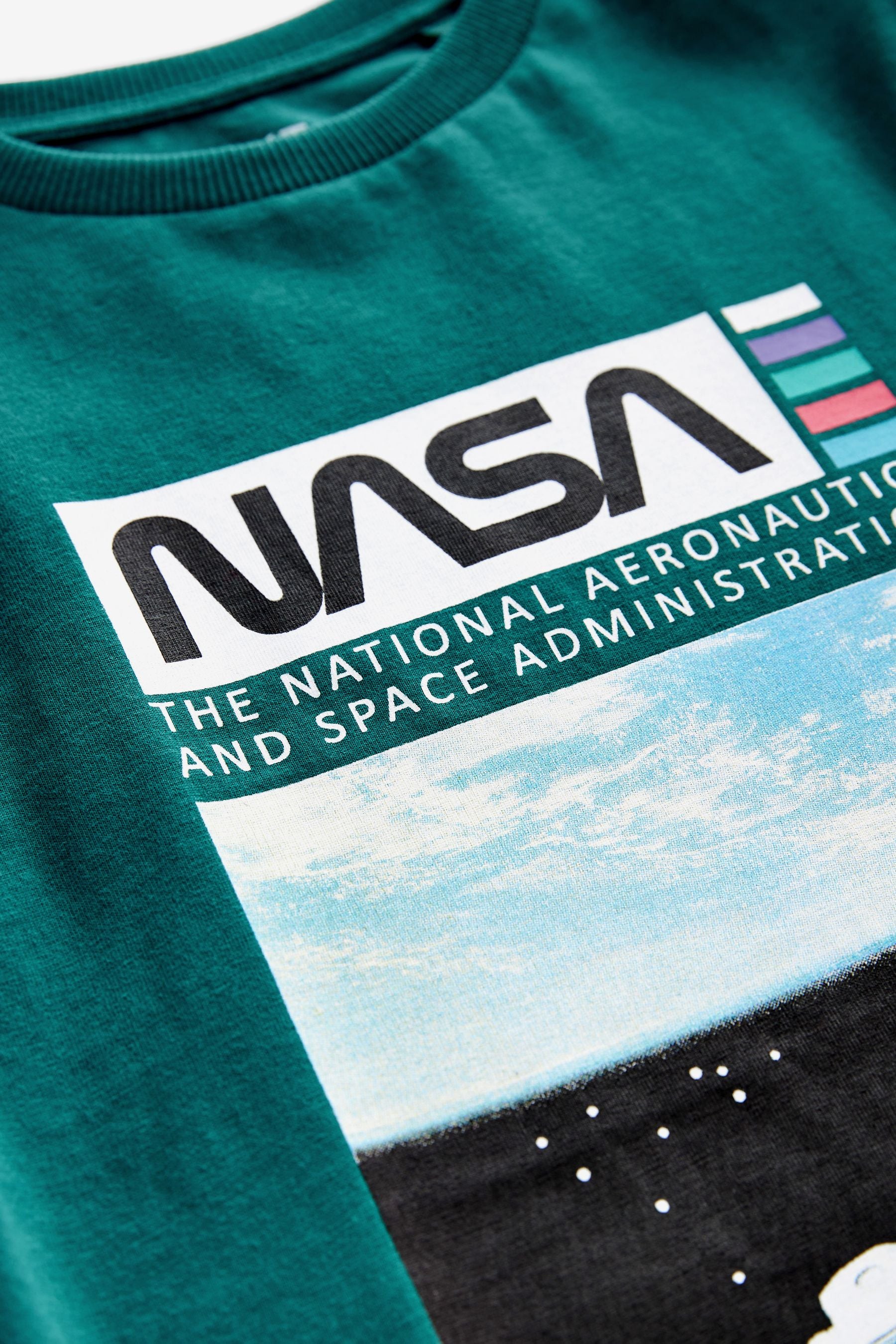 Green Nasa Long Sleeve T-Shirt (3-16yrs)