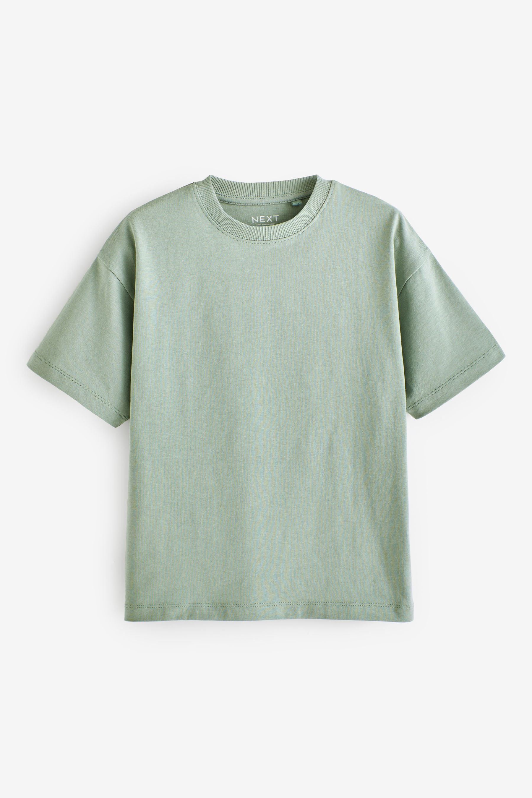 Green Mineral Relaxed Fit Short Sleeve 100% Cotton T-Shirt (3-16yrs)