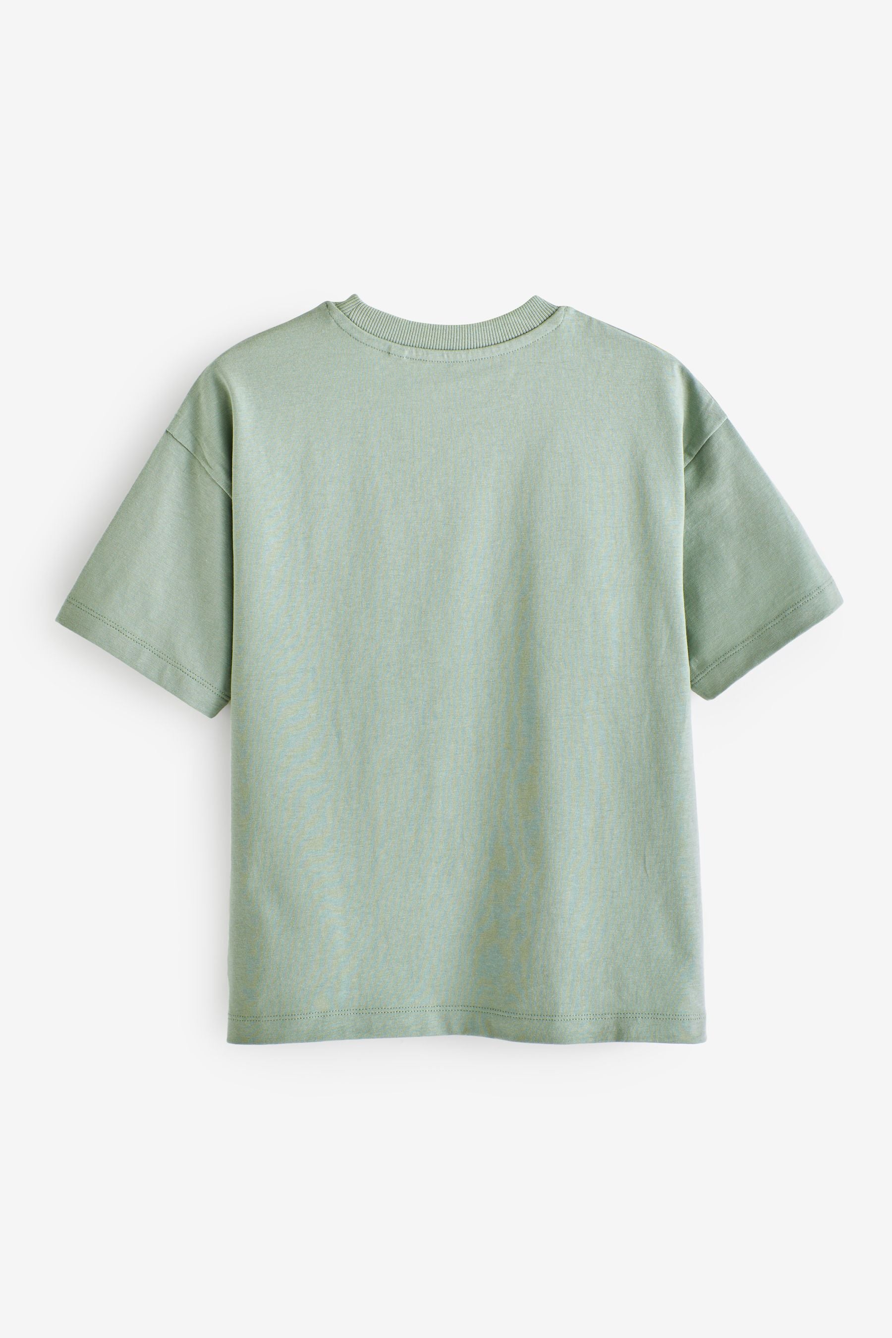 Green Mineral Relaxed Fit Short Sleeve 100% Cotton T-Shirt (3-16yrs)