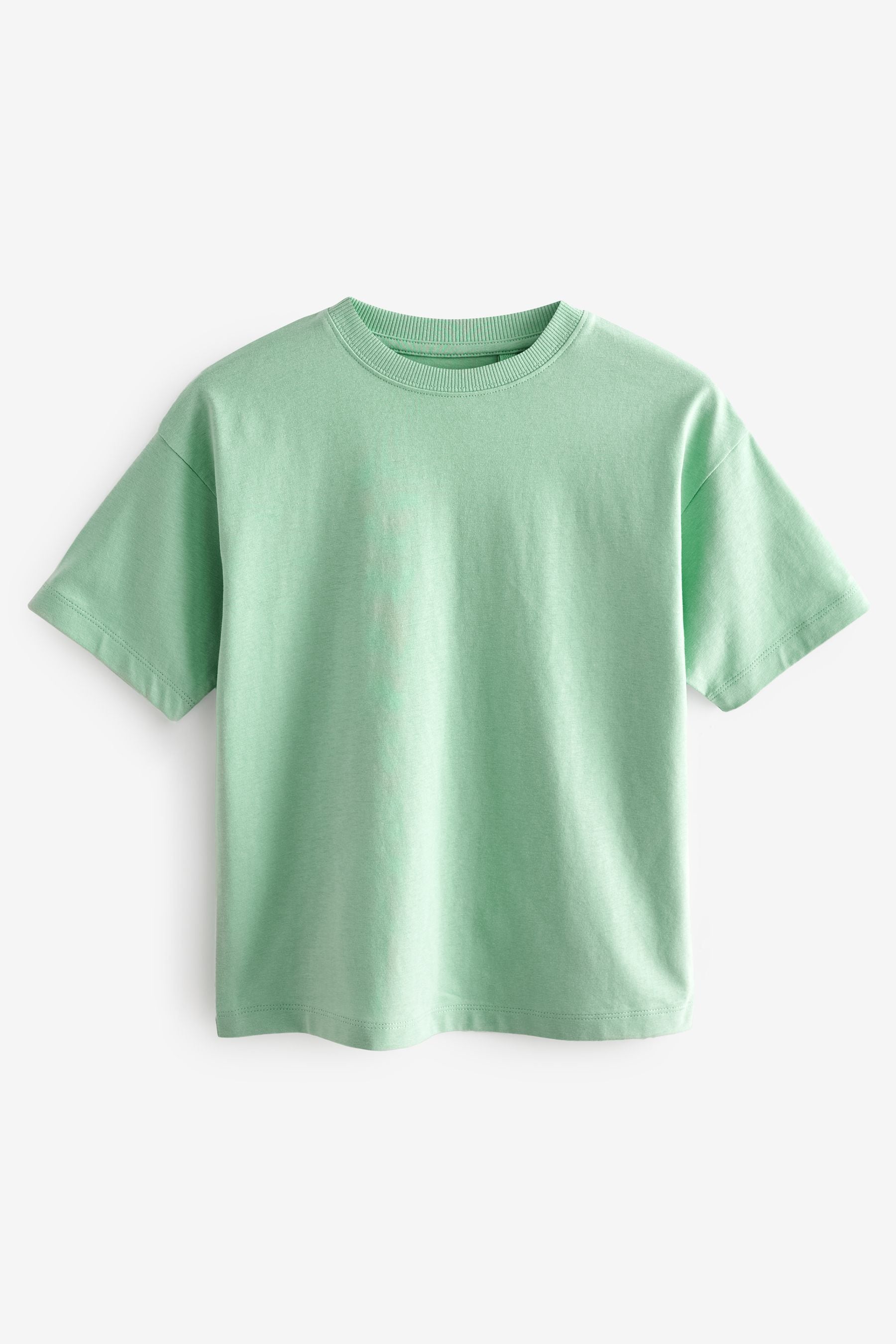 Green Mint Relaxed Fit Short Sleeve T-Shirt (3-16yrs)