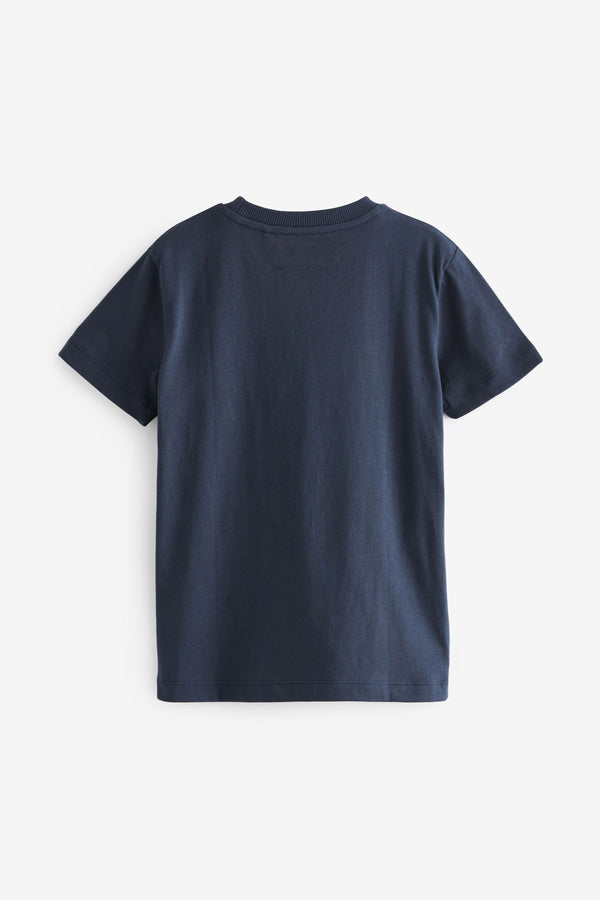 Navy Blue LEGO Christmas Short Sleeve T-Shirt (3-16yrs)