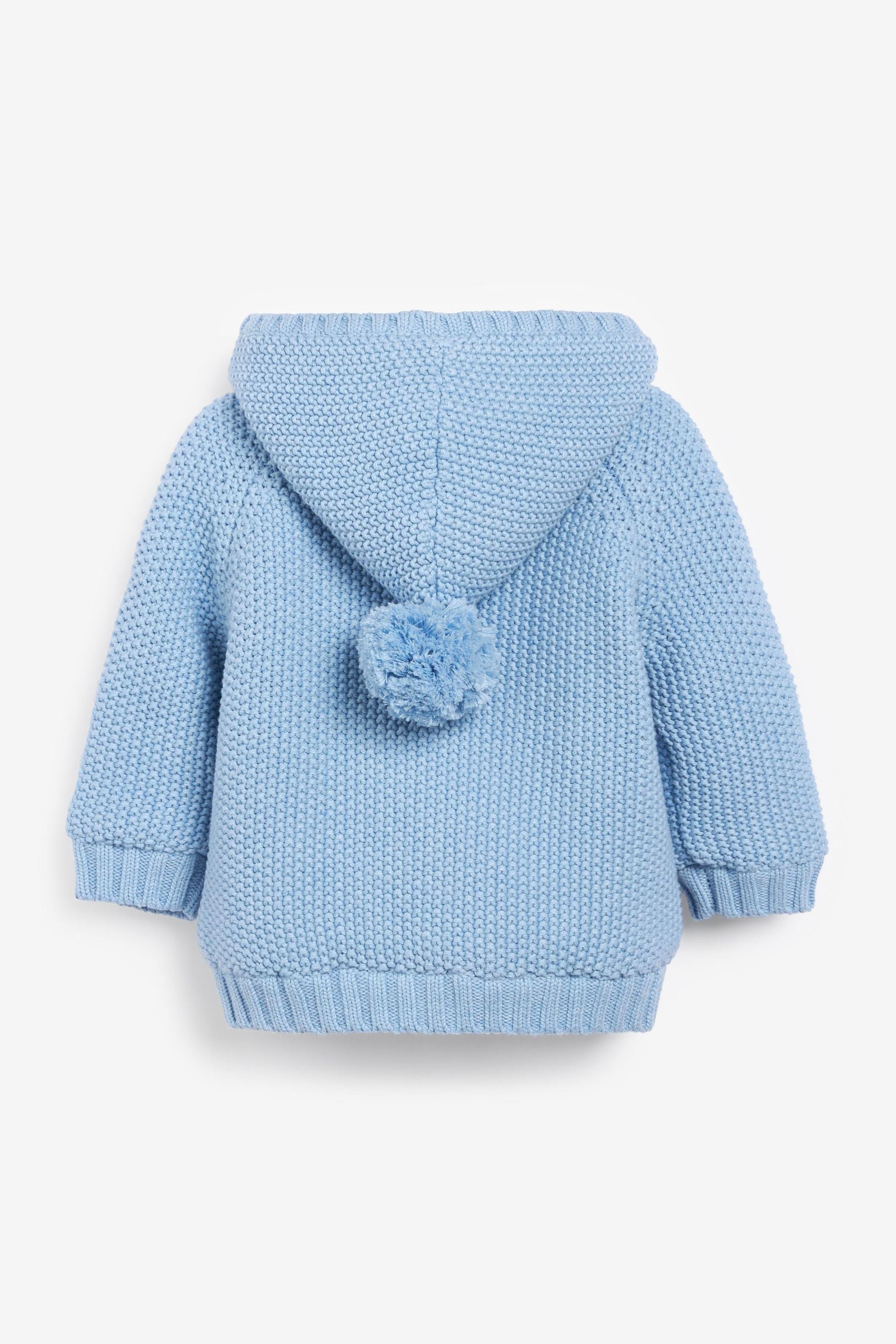 The Little Tailor Baby Pixie Pram Coat with Plush Lining and Pom Pom