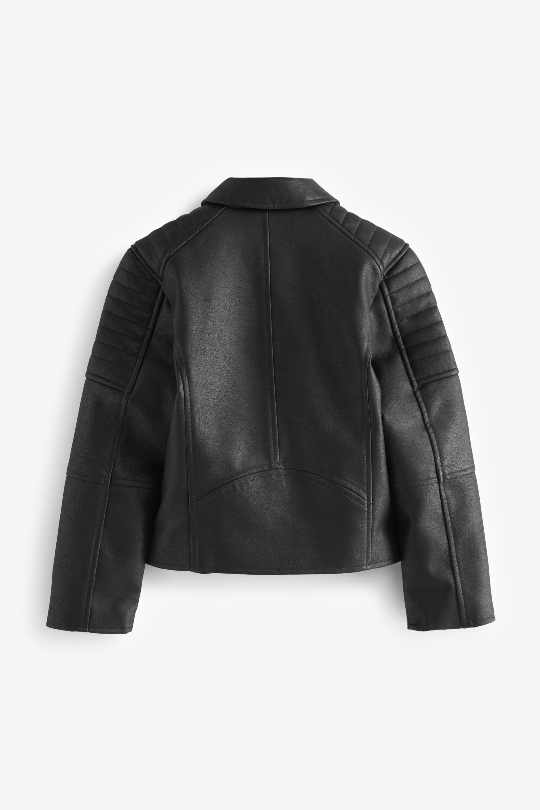 Black PU Biker Jacket (3-16yrs)