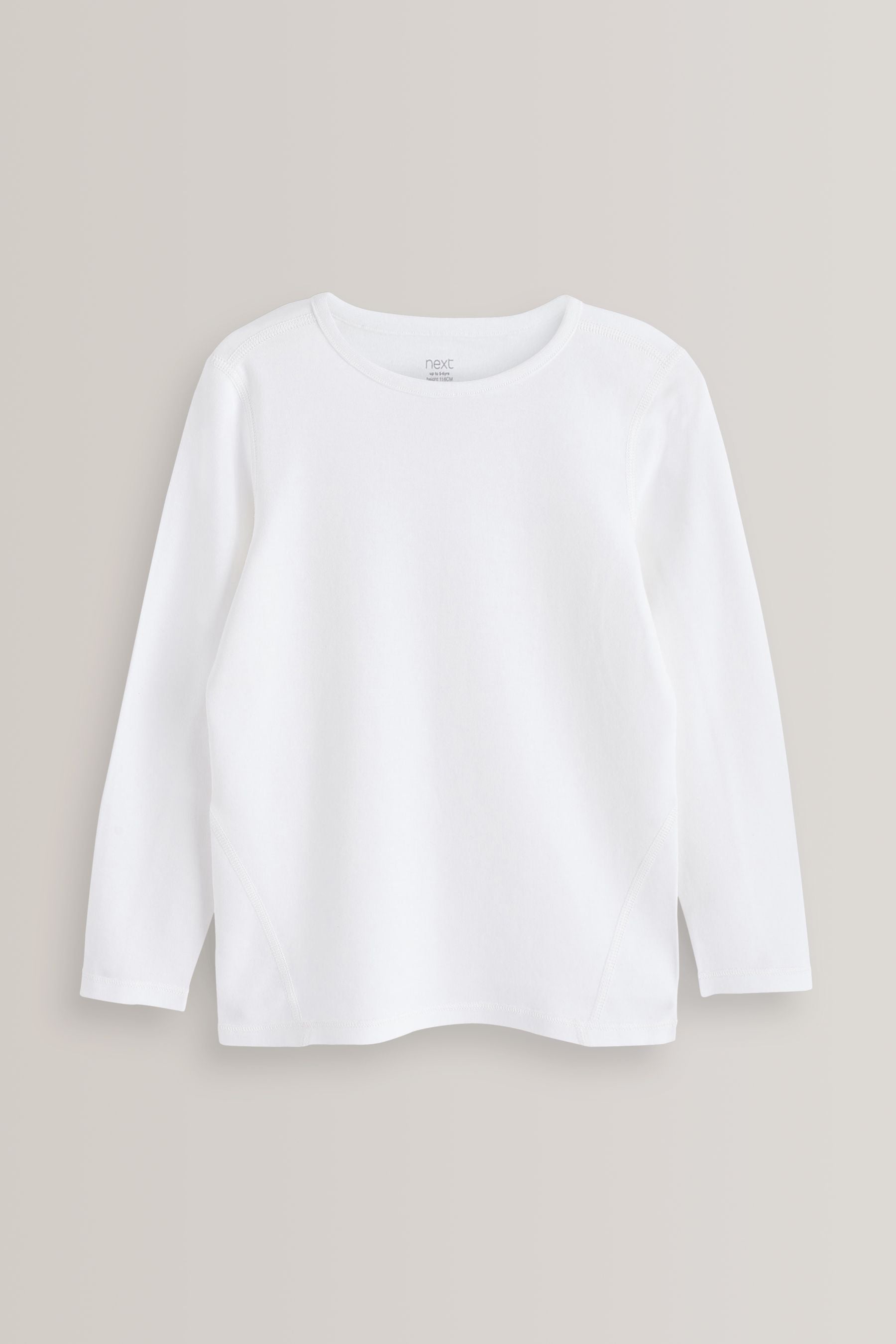 White Kind To Skin Long Sleeve Tops 2 Pack (9mths-12yrs)