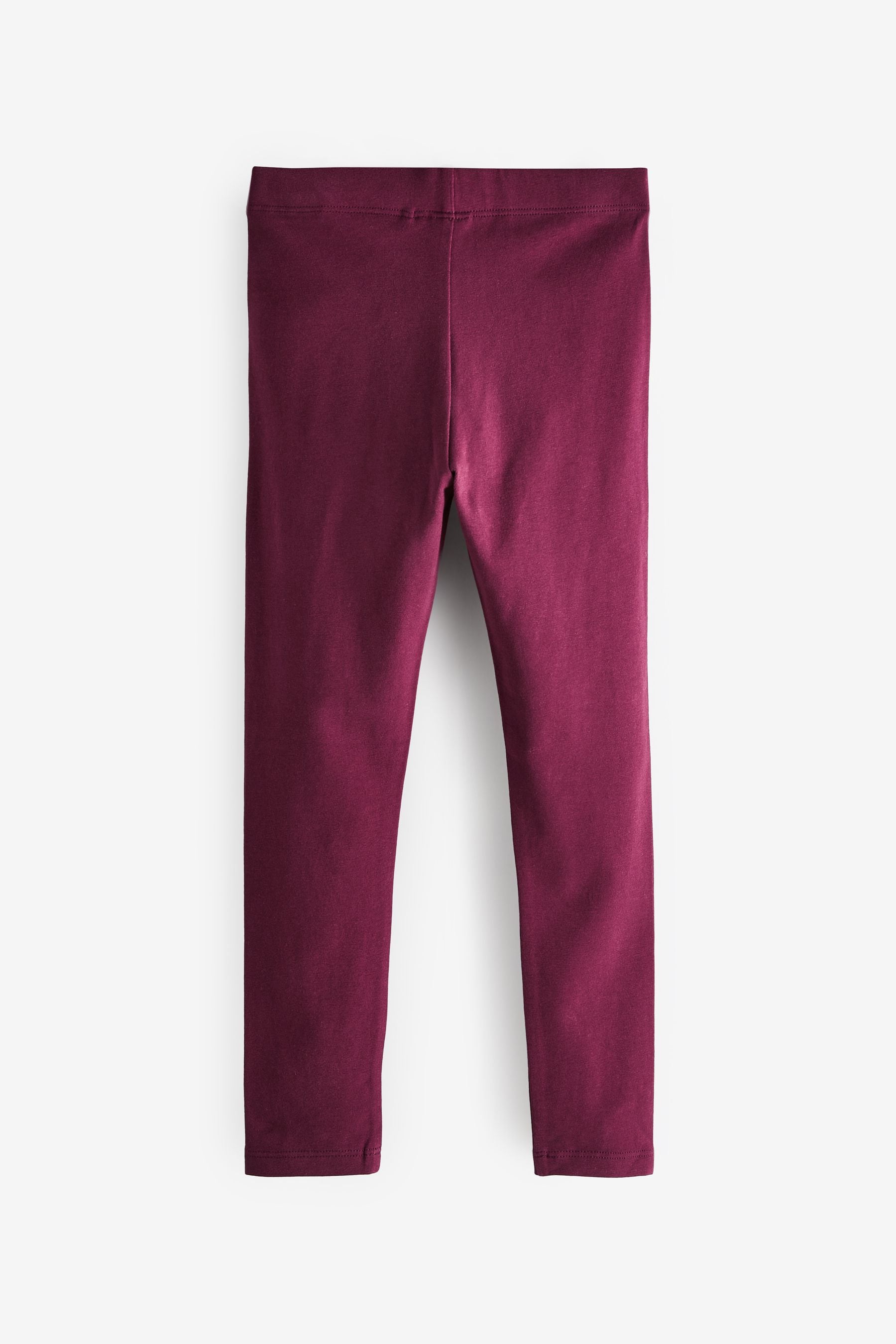 Burgundy Red Regular Fit Leggings (3-16yrs)