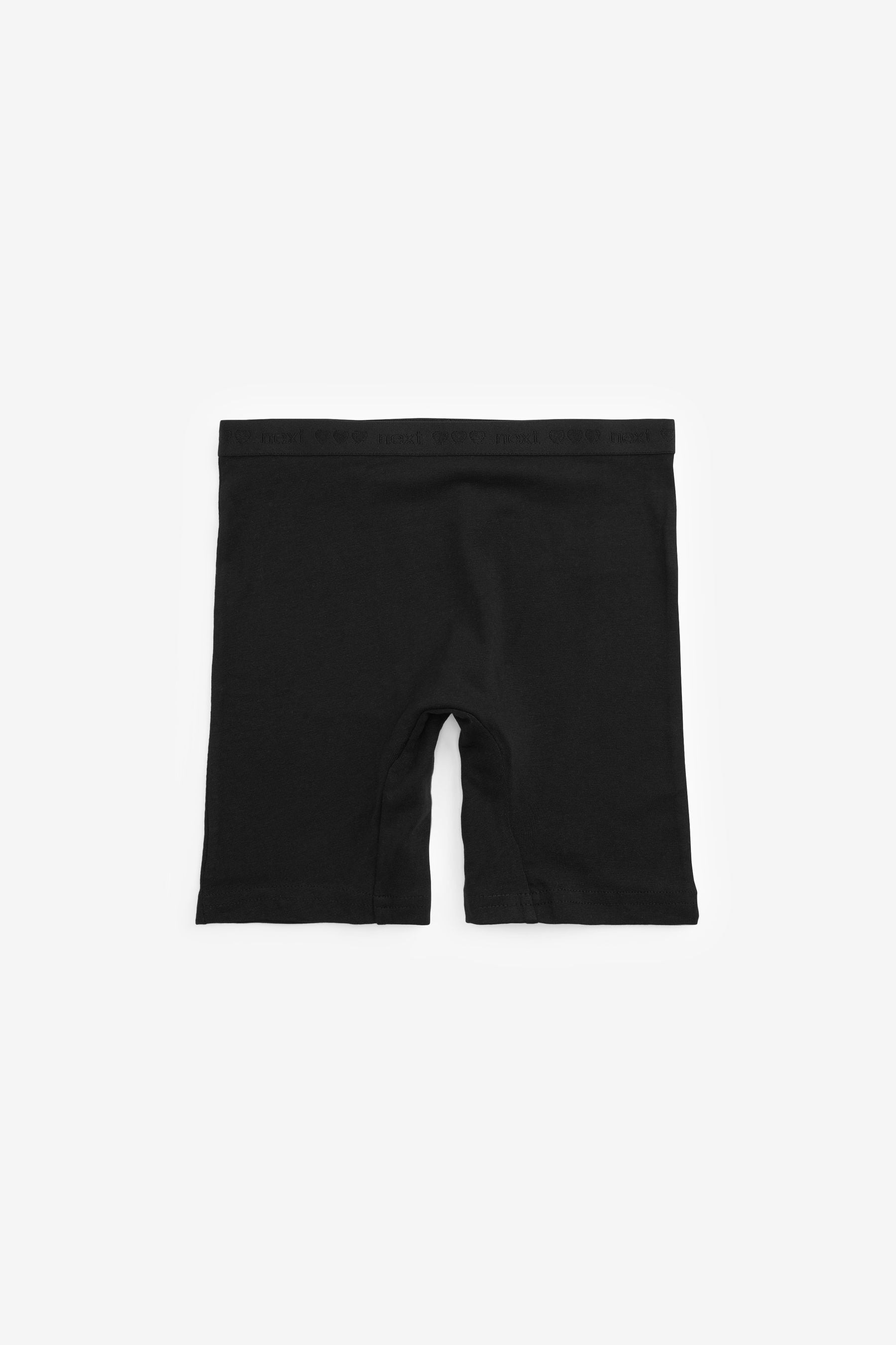 Black Long Leg Short Briefs 5 Pack (2-16yrs)