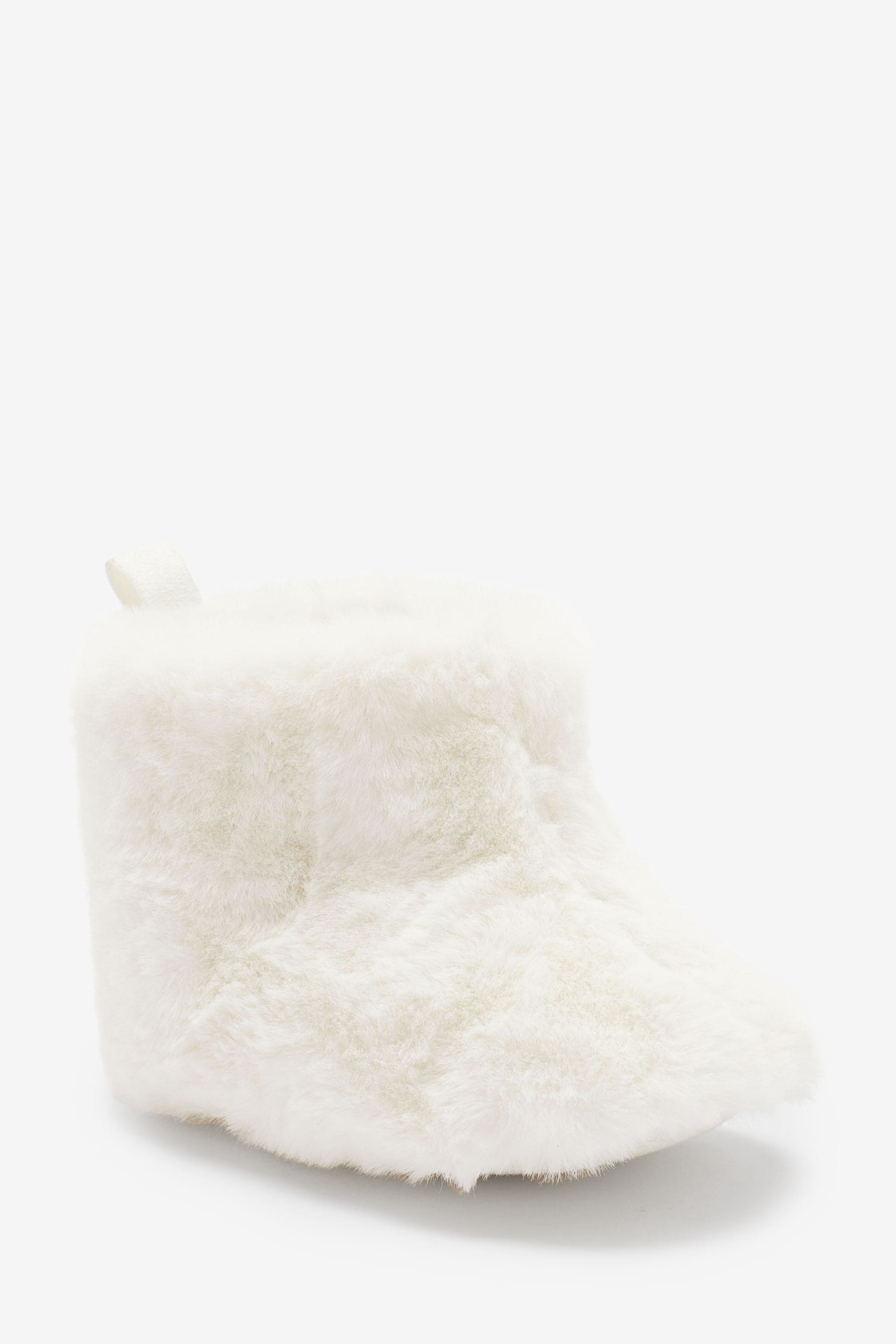 White Soft Cosy Baby Boots (0-18mths)-<span style="color: #ff2a00;">Fawry</span>