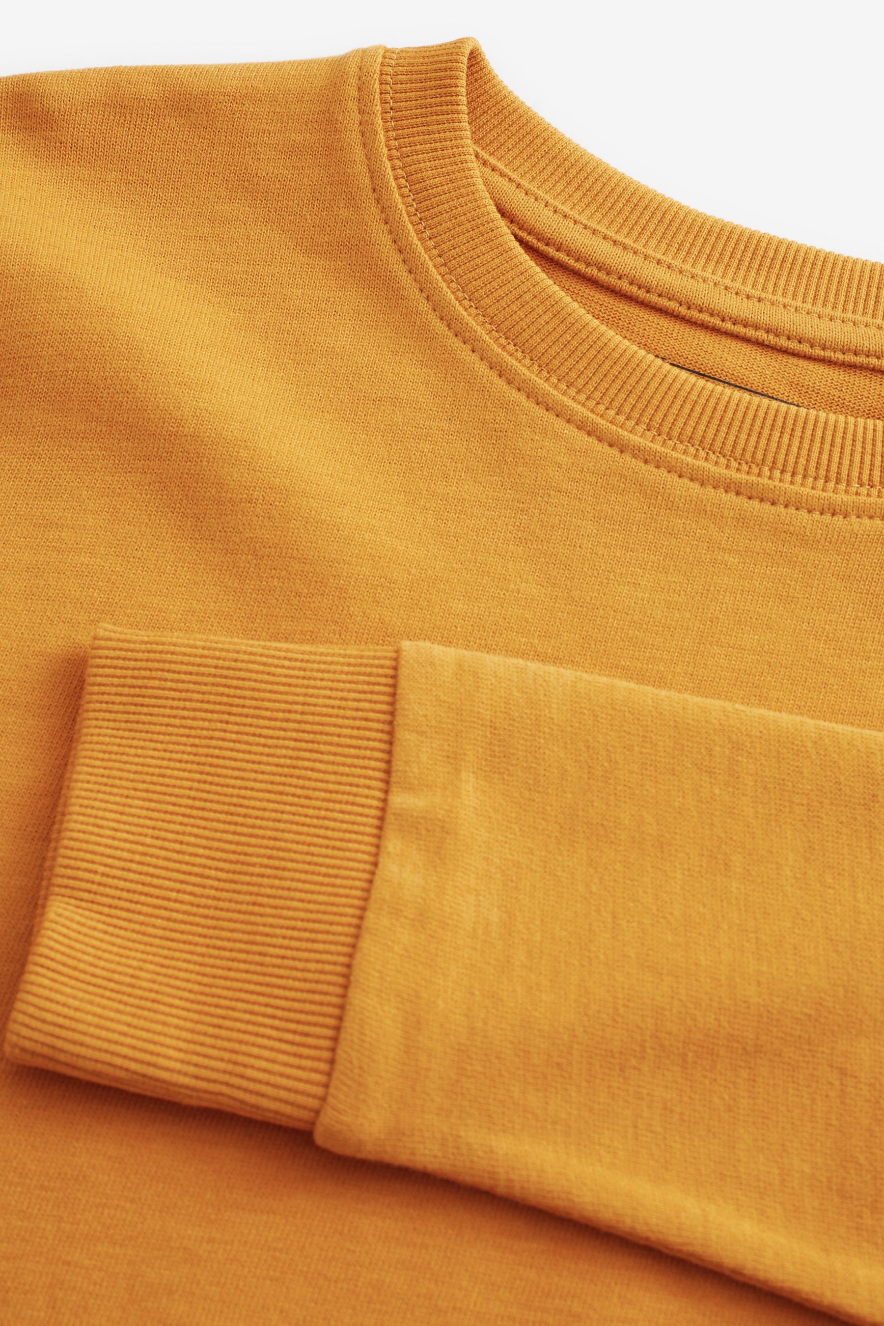 Yellow Ochre Long Sleeve Cosy T-Shirt (3-16yrs)