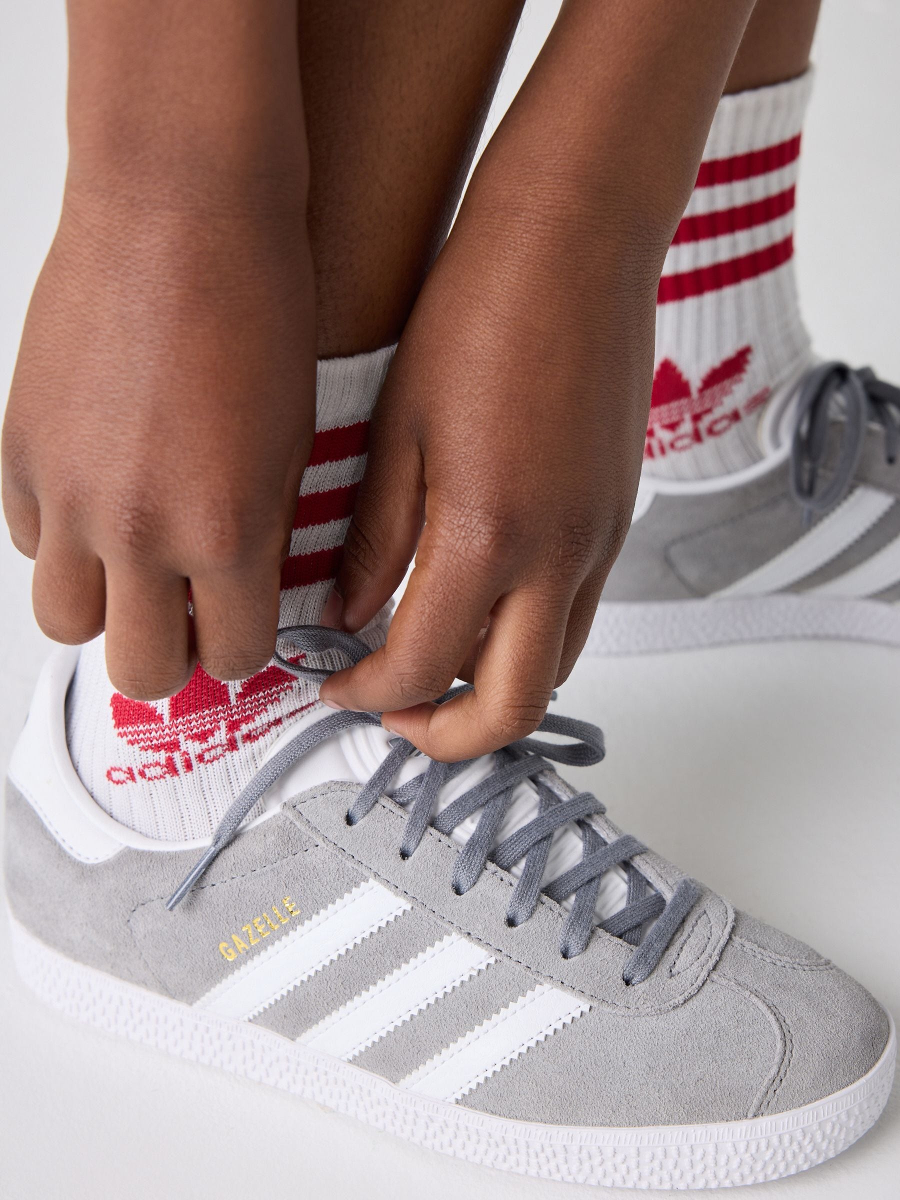 adidas Originals Grey Gazelle Trainers