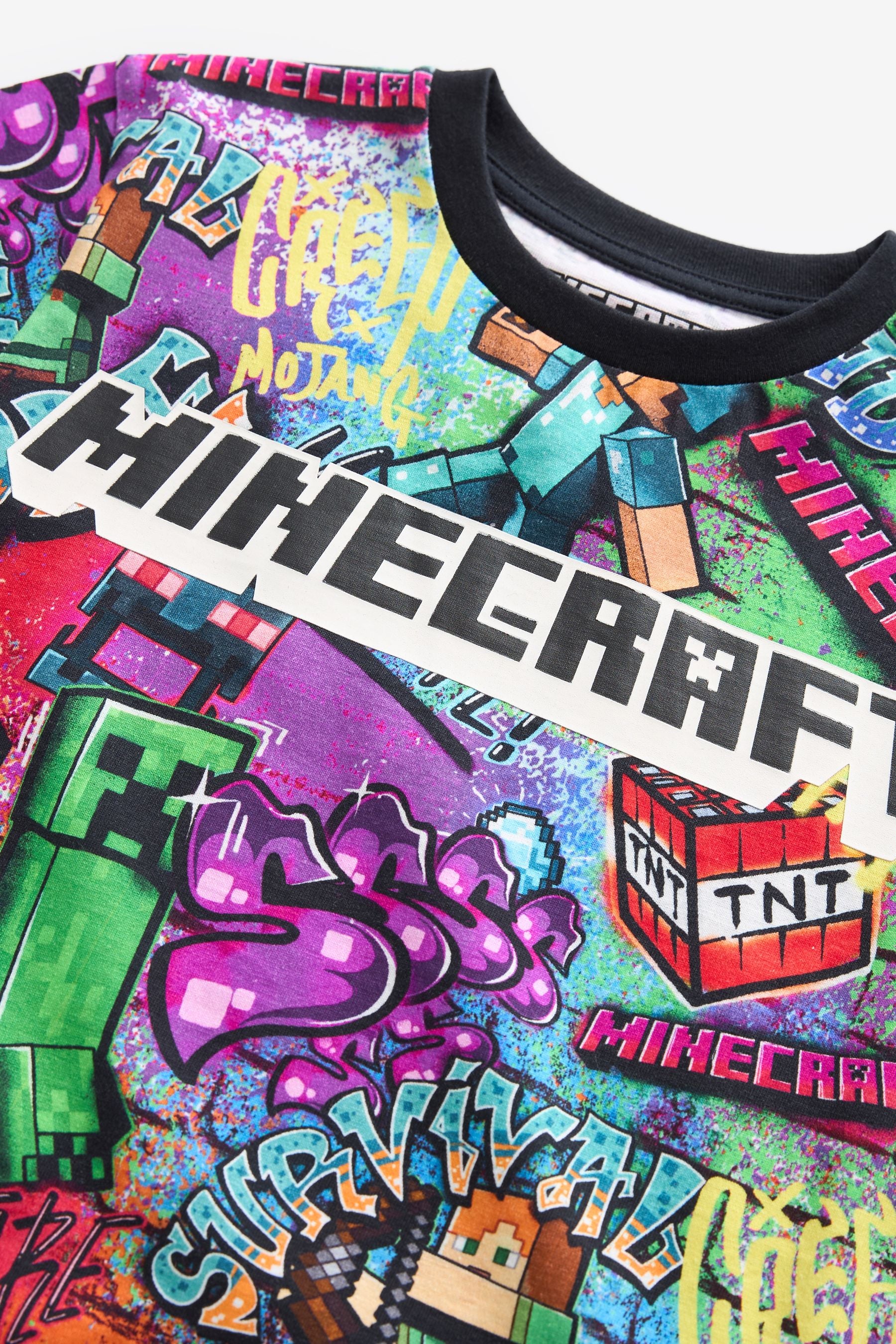 Graffiti Licensed Minecraft T-Shirt (4-16yrs)