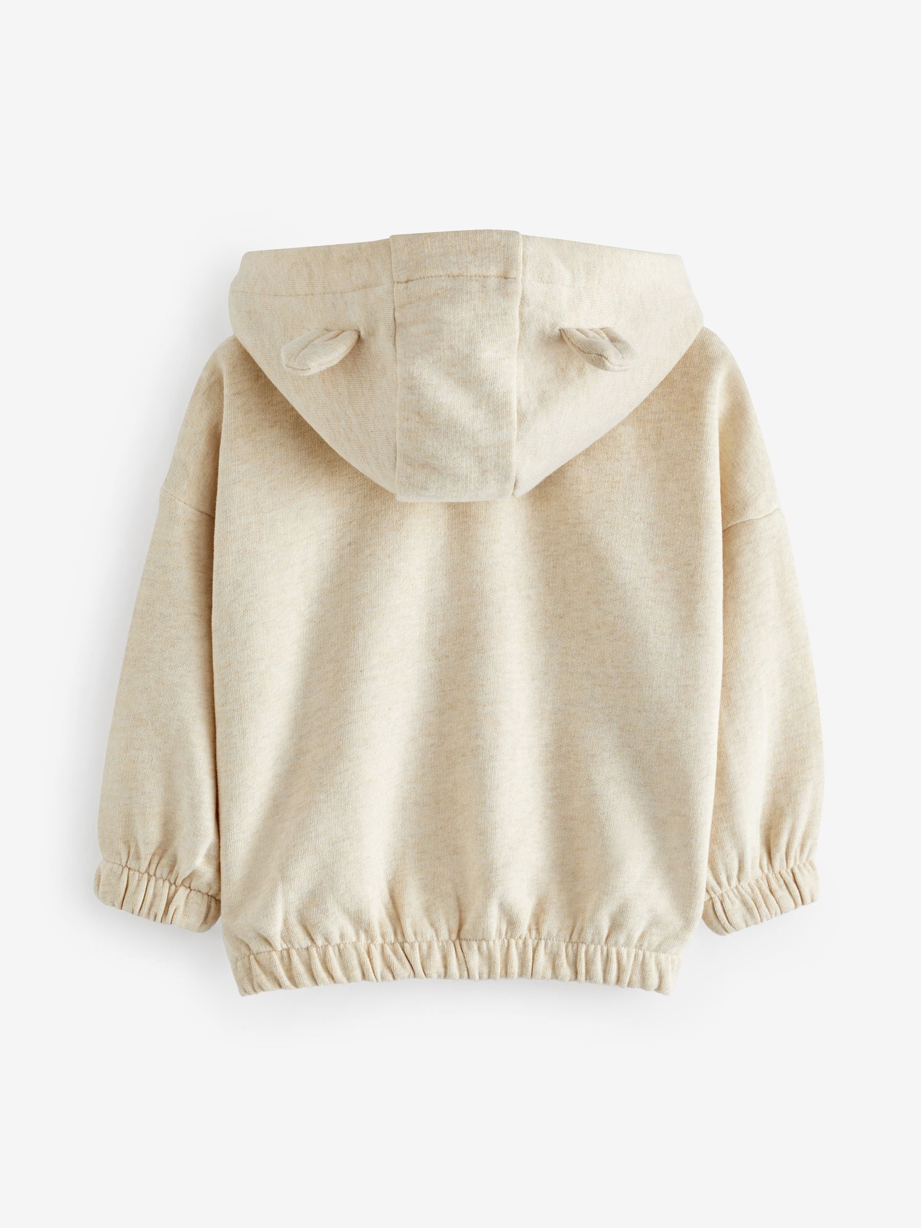 Oatmeal Cream Zip Through Hoodie (3mths-7yrs)